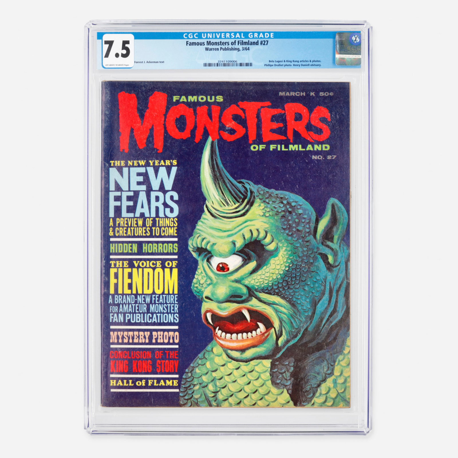 Warren Publishing Famous Monsters of Filmland #27 CGC 7.5 (1 of 2)