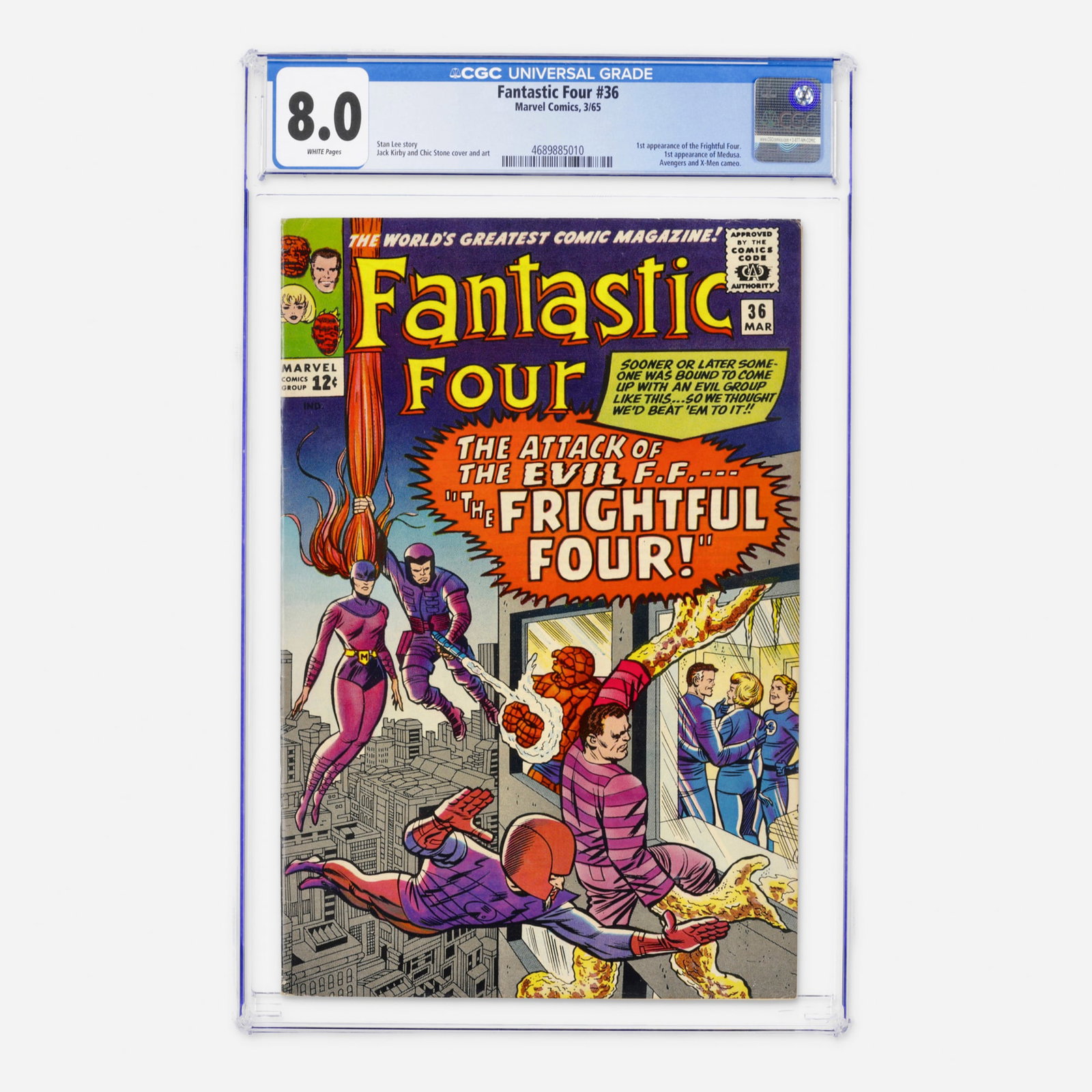 Marvel Comics Fantastic Four #36 CGC 8.0 (1 of 2)