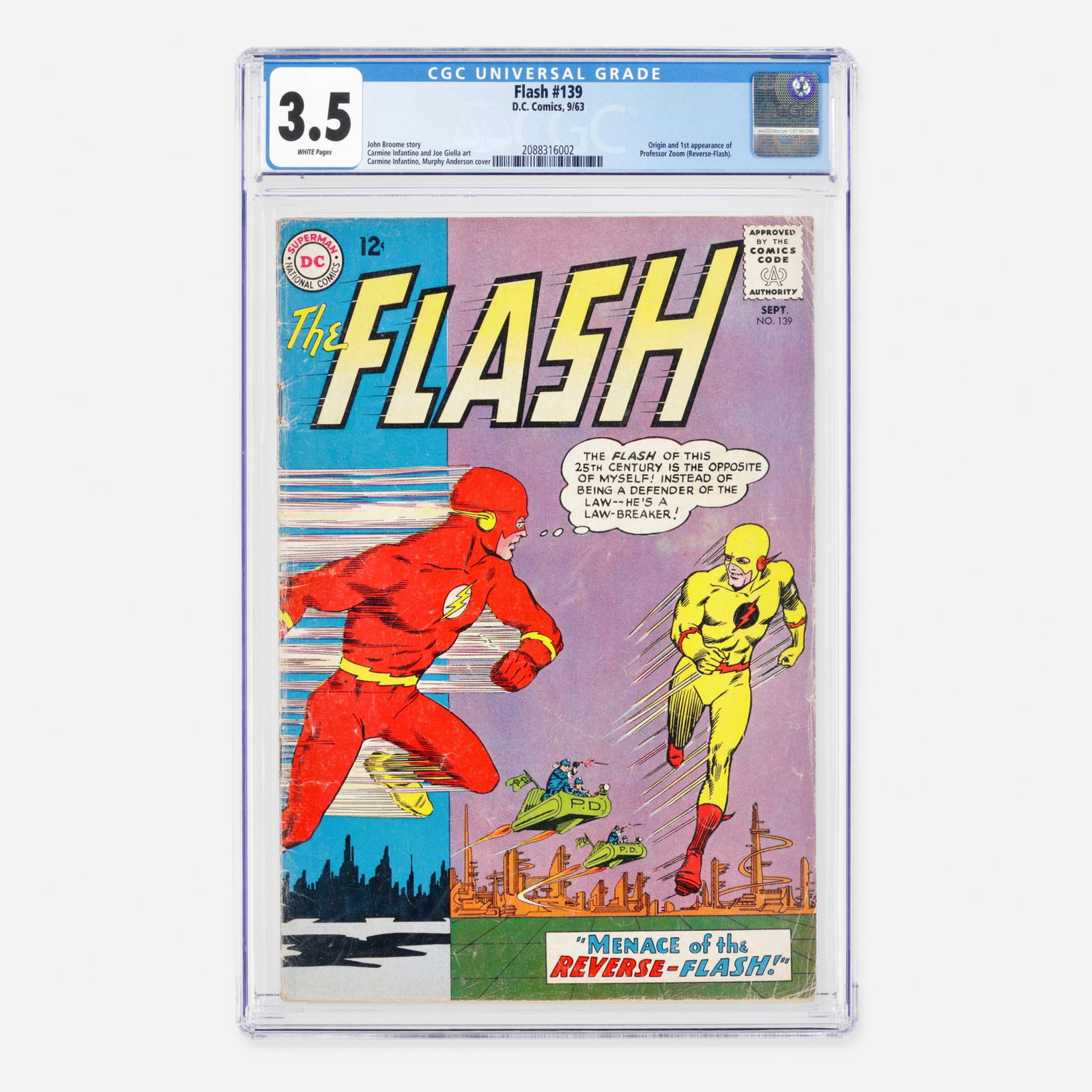 DC Comics Flash #139 CGC 3.5 (1 of 2)