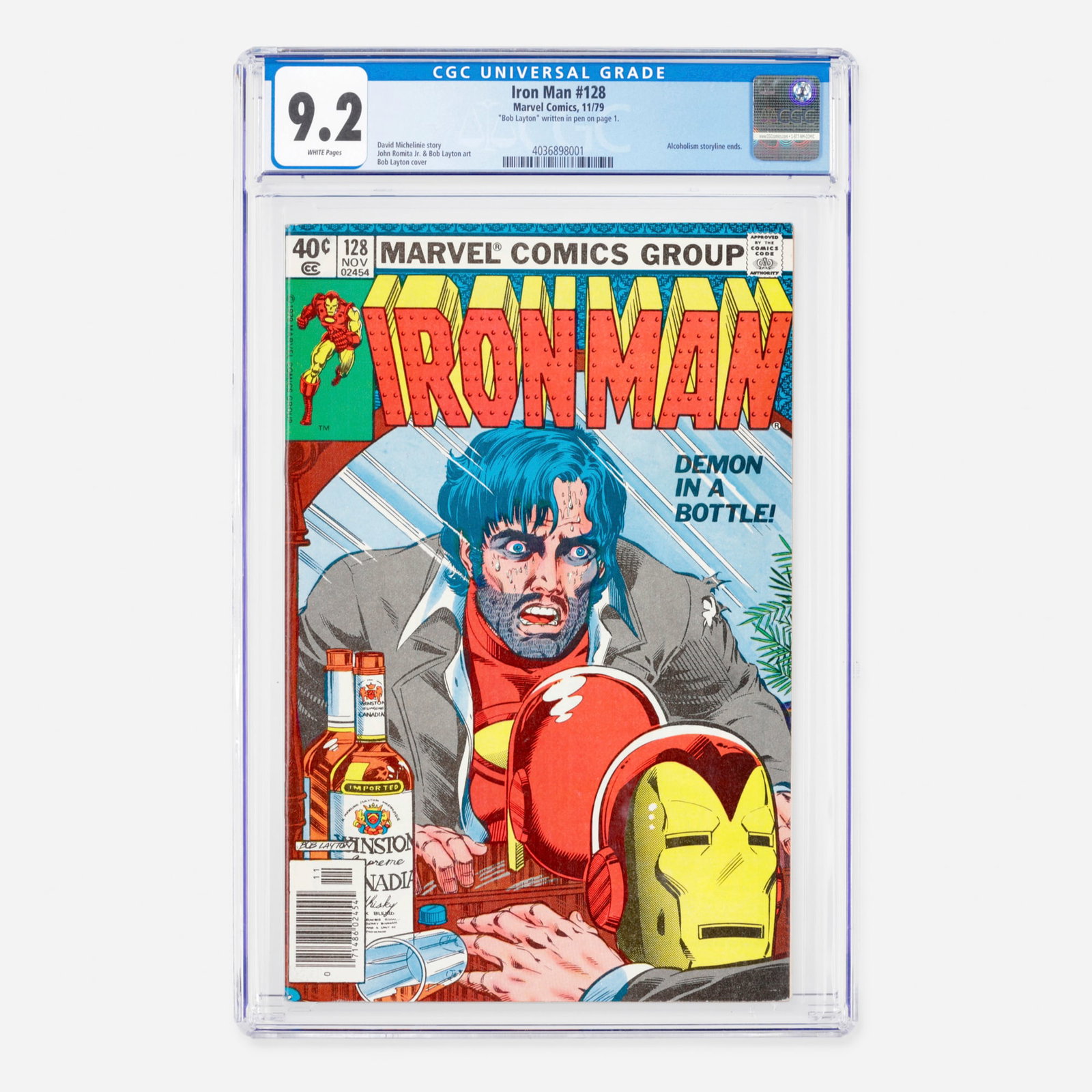 Marvel Comics Iron Man #128 CGC 9.2 (1 of 2)
