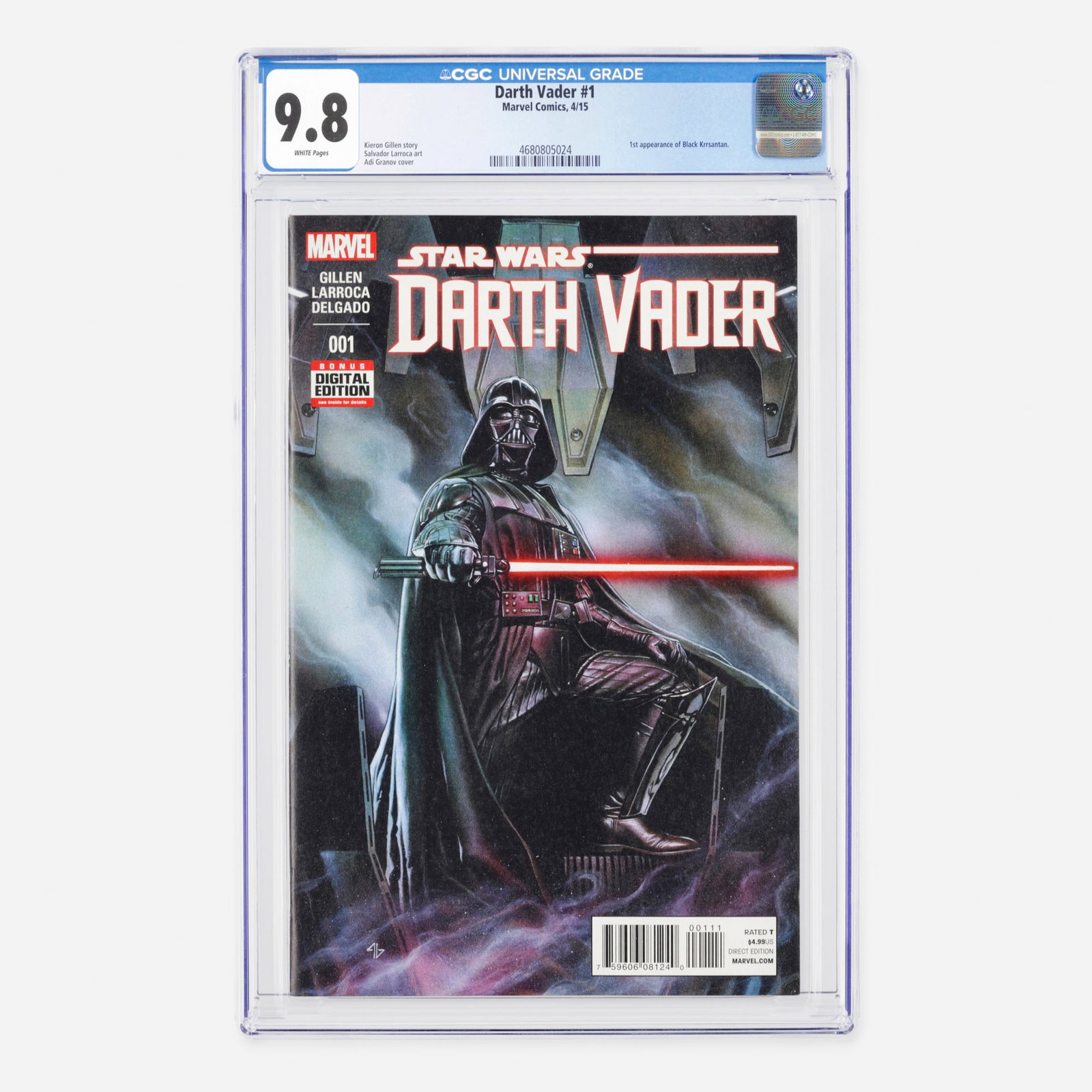 Marvel Comics Darth Vader #1 CGC 9.8 (1 of 2)