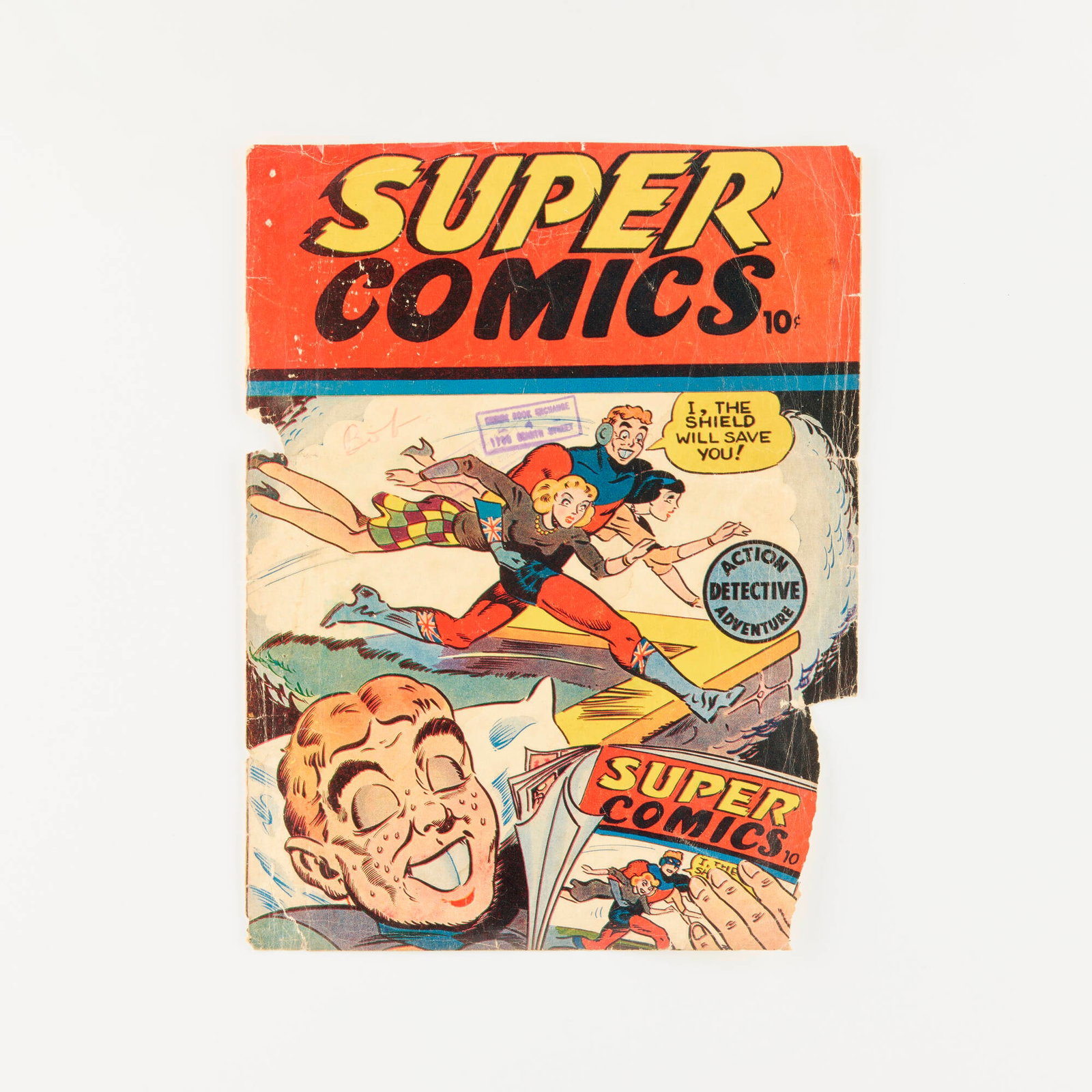F.E. Howard Publications Super Comics #v2 #4 Front Cover Only (1 of 2)