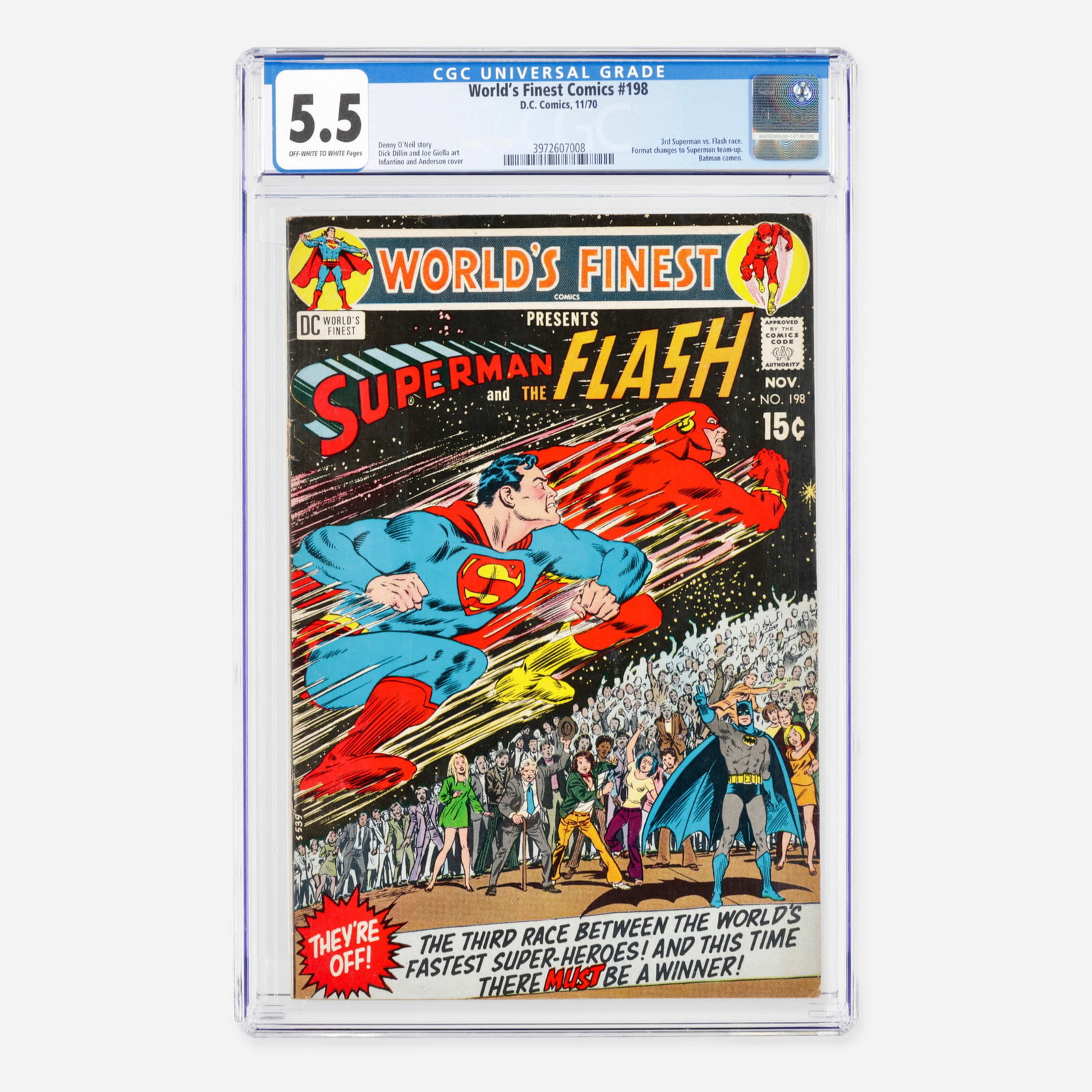 DC Comics World's Finest Comics #198 CGC 5.5 (1 of 2)