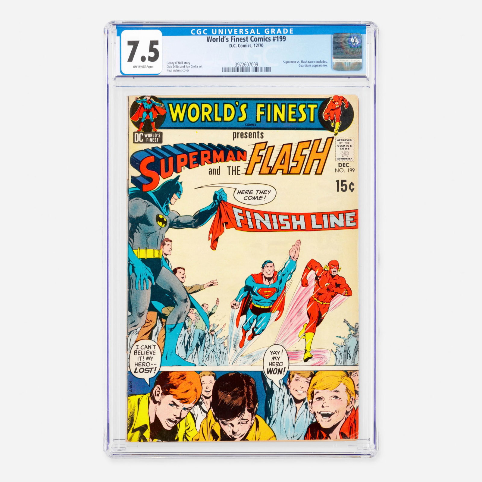 DC Comics World's Finest Comics #199 CGC 7.5 (1 of 2)