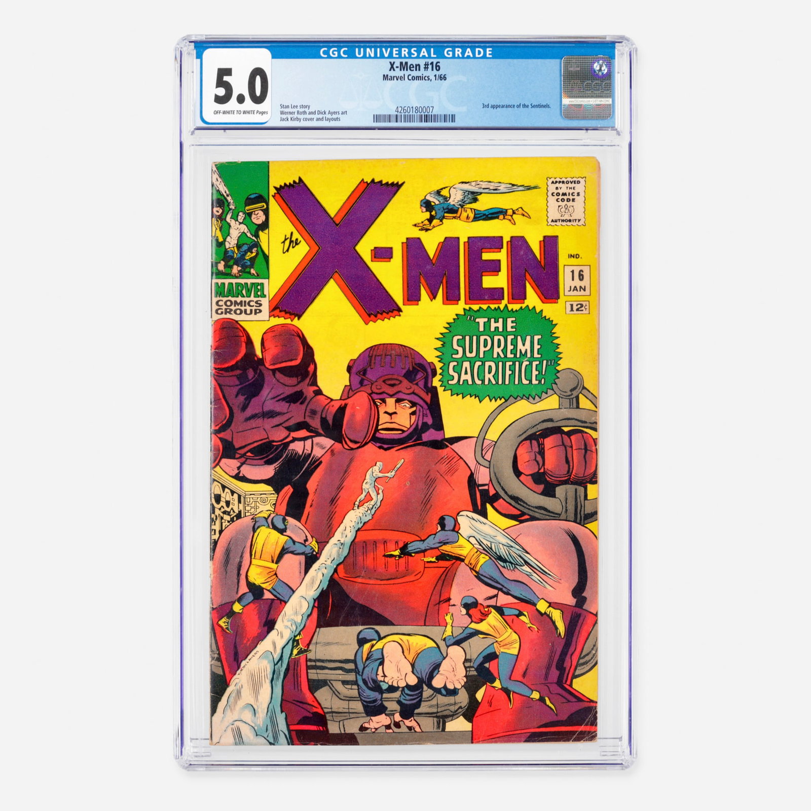 Marvel Comics X-Men #16 CGC 5.0 (1 of 2)