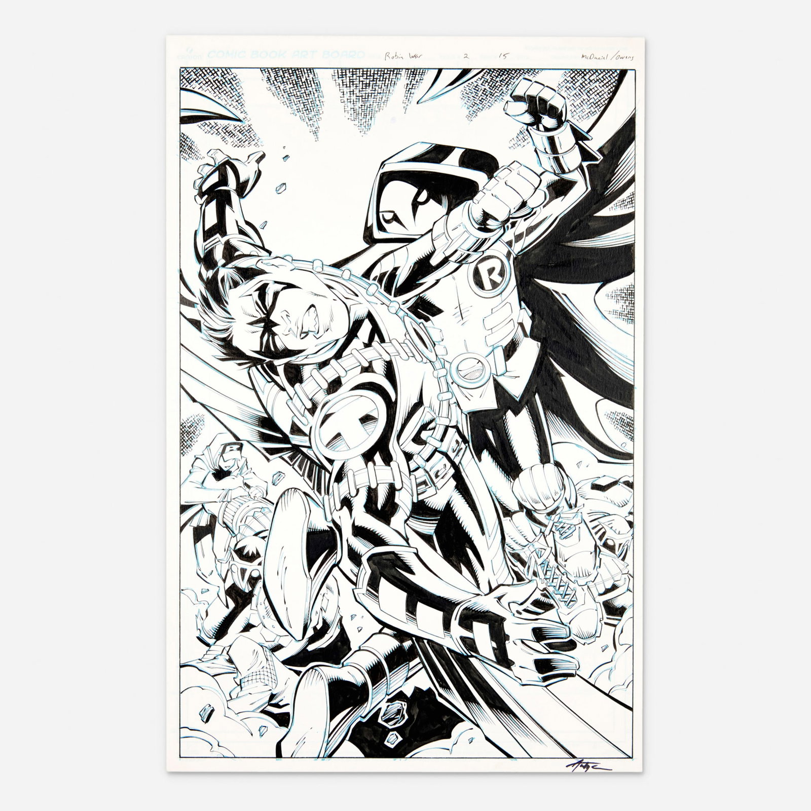 Scott McDaniel and Andy Owens, Robin War #2 Story Page 15 Original Art (DC Comics, 2016) (1 of 1)
