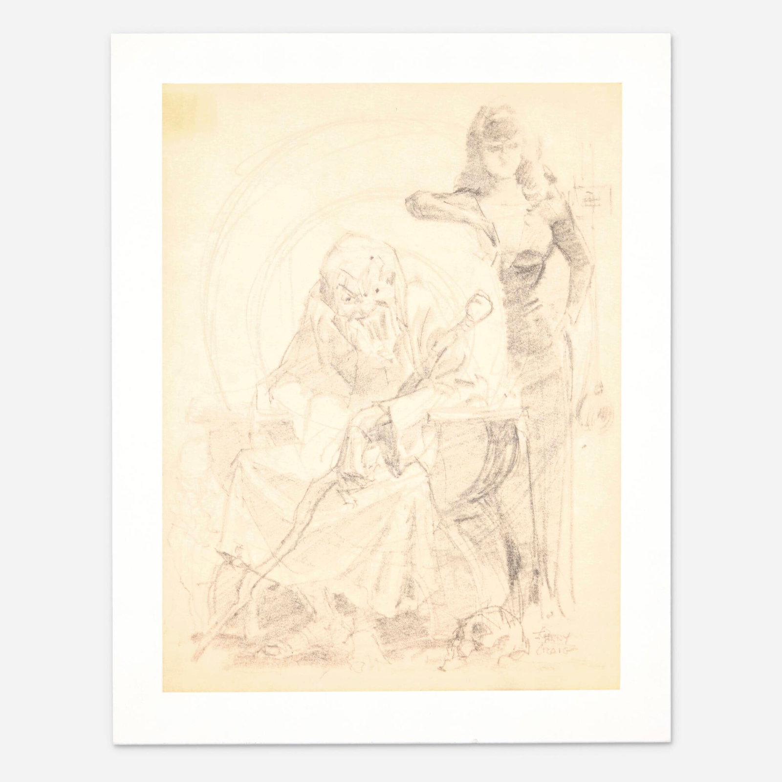 Johnny Craig, Vault Keeper Original Art Illustration (Undated) (1 of 1)