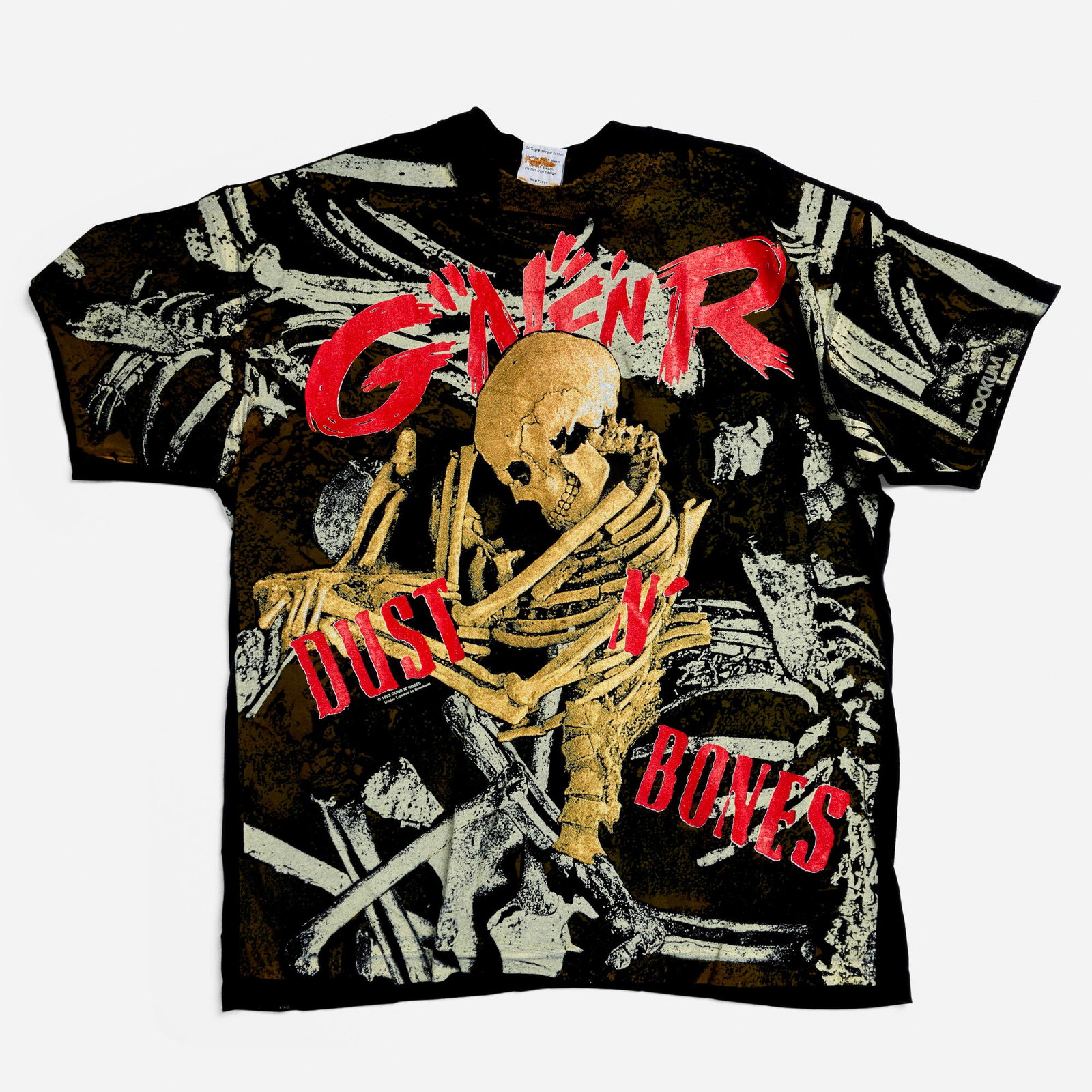 Guns N' Roses Dust N' Bones All Over Print X-Large T-Shirt (1 of 2)