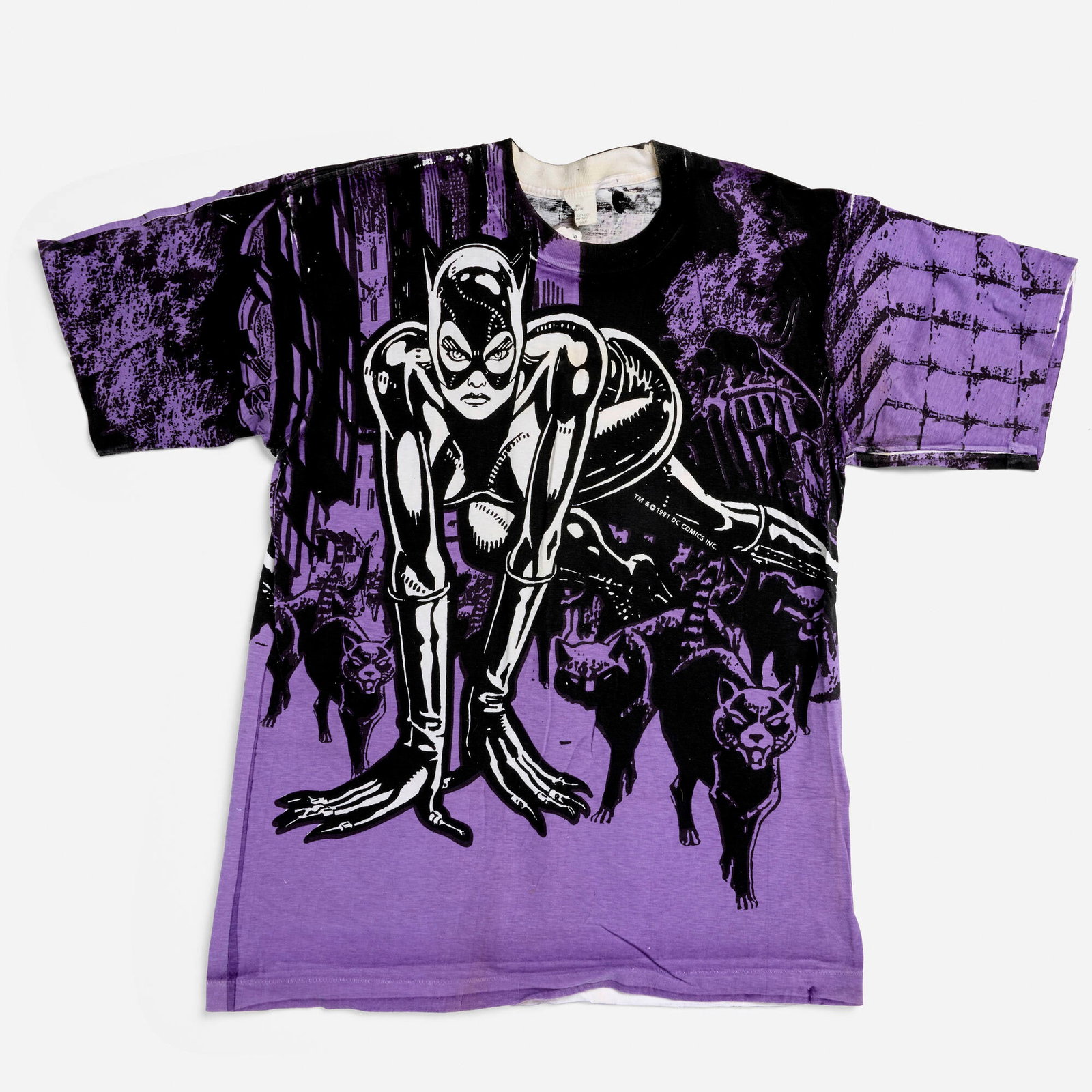Batman Returns Catwoman All Over Print X-Large T-Shirt (1 of 2)