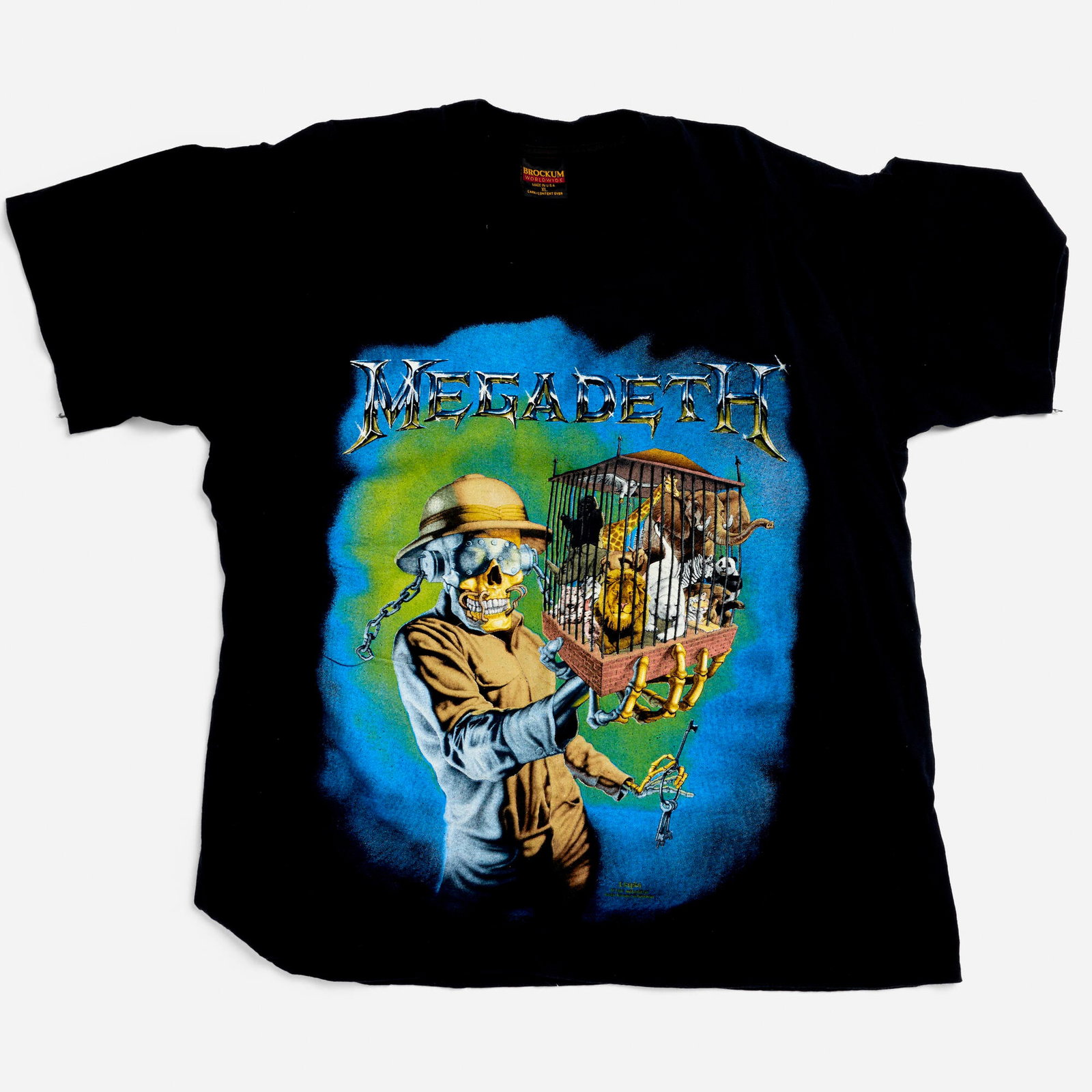 Vintage Megadeth Countdown to Extinction X-Large T-Shirt: Vintage Megadeth Countdown to Extinction X-Large T-Shirt 100% cotton, double stitch 22 w x 25 l in (56 x 63 cm) Condition Notes: Overall good vintage condition with minimal wear consistent with age, f