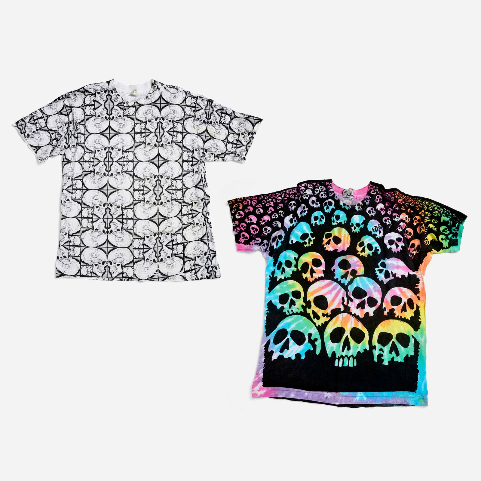 2 Andazia M.C. Escher Skull and Liquid Blue Skulls All Over Print X-Large T-Shirt Group (1 of 2)