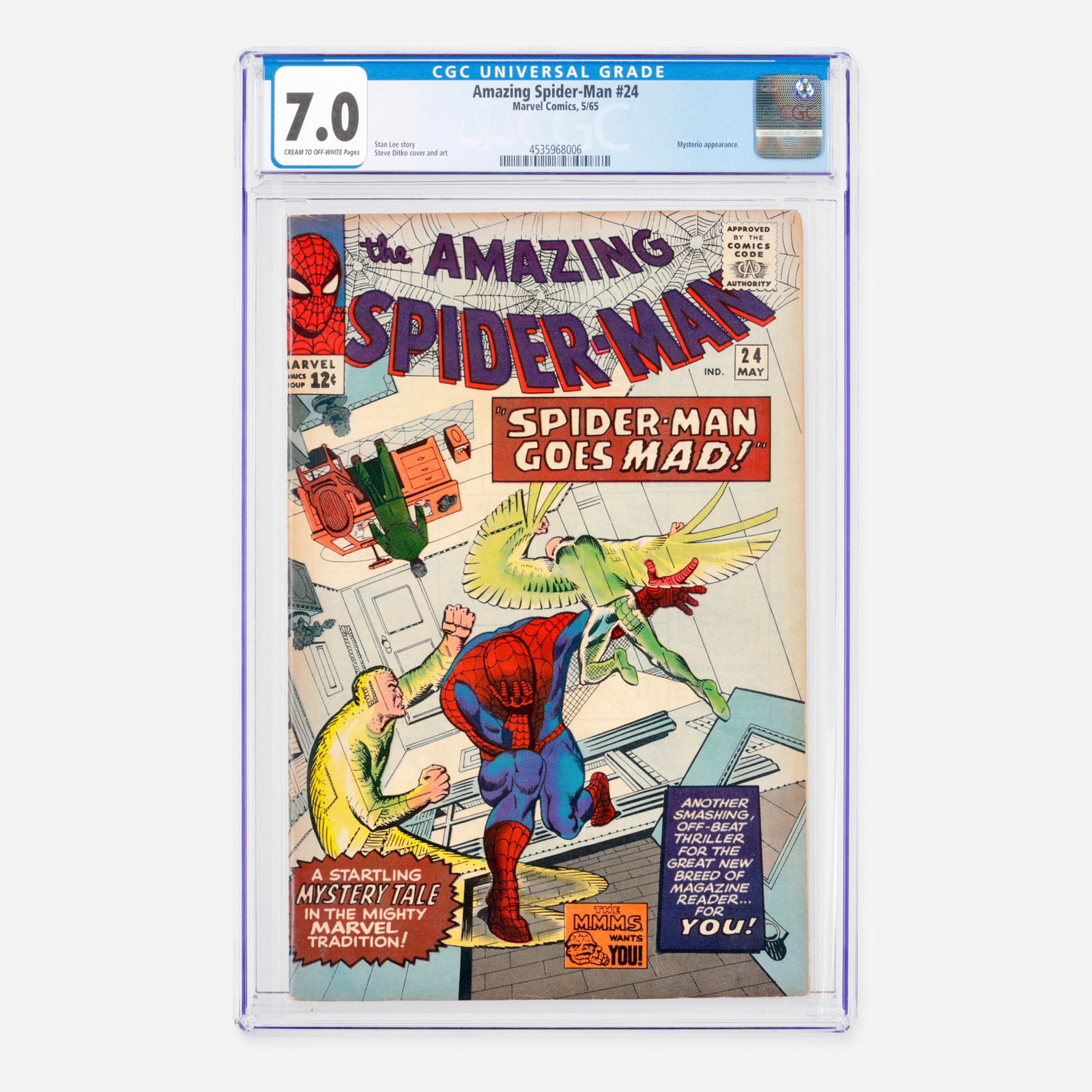 Marvel Comics Amazing Spider-Man #24 CGC 7.0 (1 of 2)