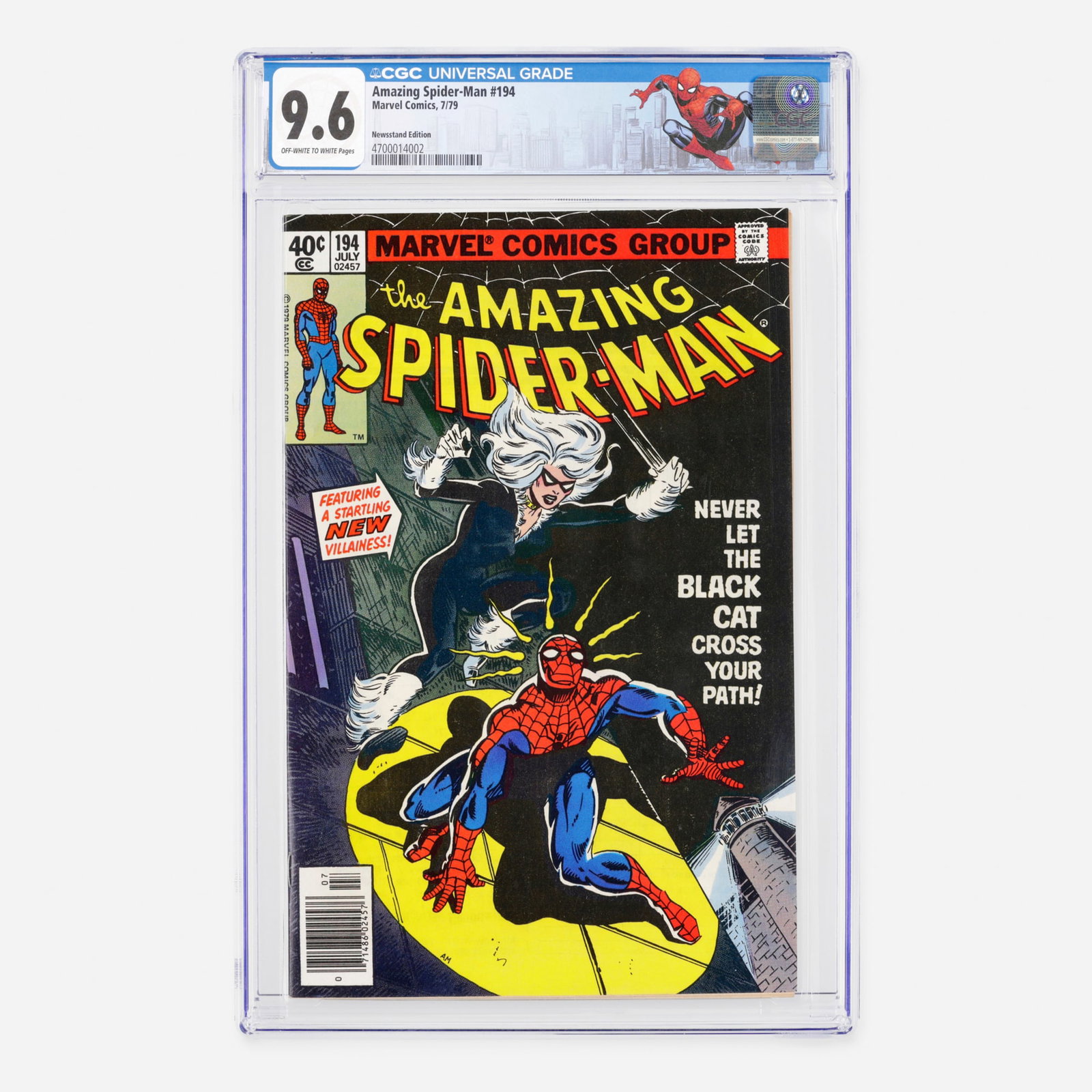 Marvel Comics Amazing Spider-Man #194 CGC 9.6 (1 of 2)