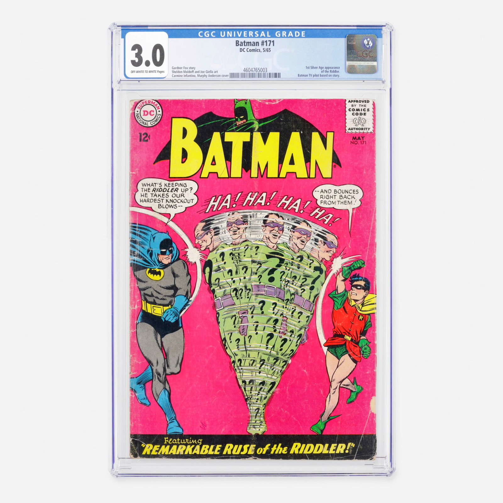 DC Comics Batman #171 CGC 3.0 (1 of 2)