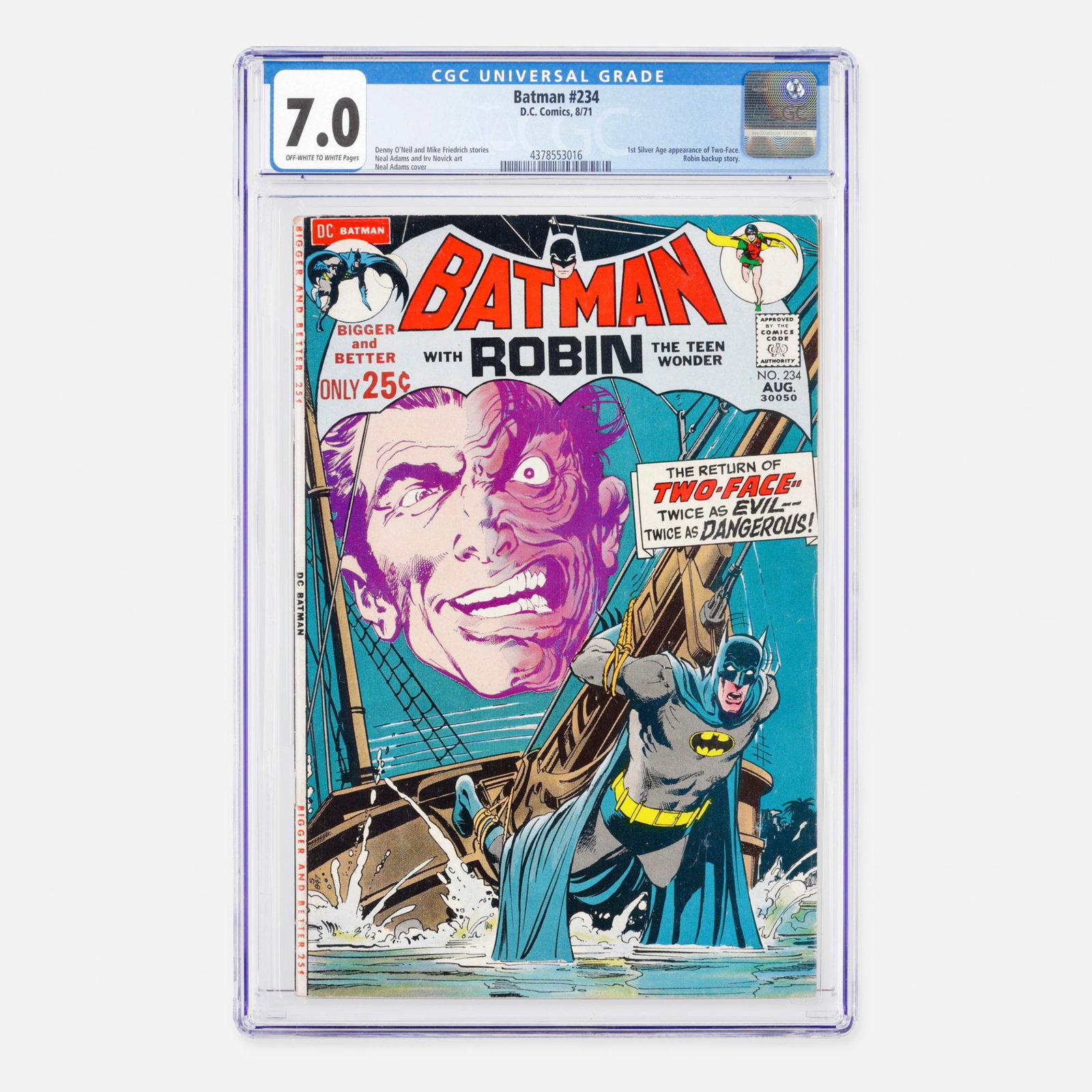 DC Comics Batman #234 CGC 7.0 (1 of 2)