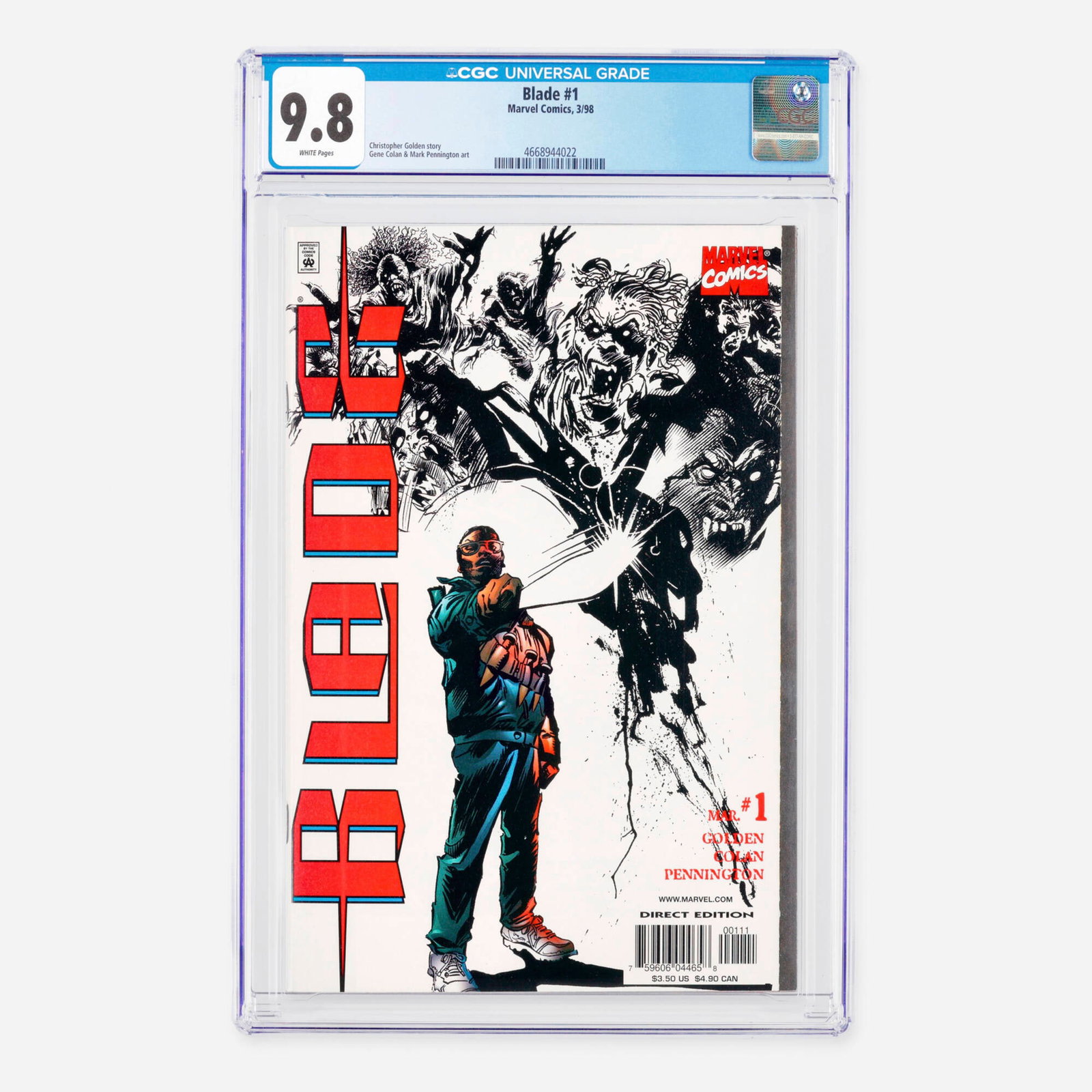 Marvel Comics Blade #1 CGC 9.8 (1 of 2)