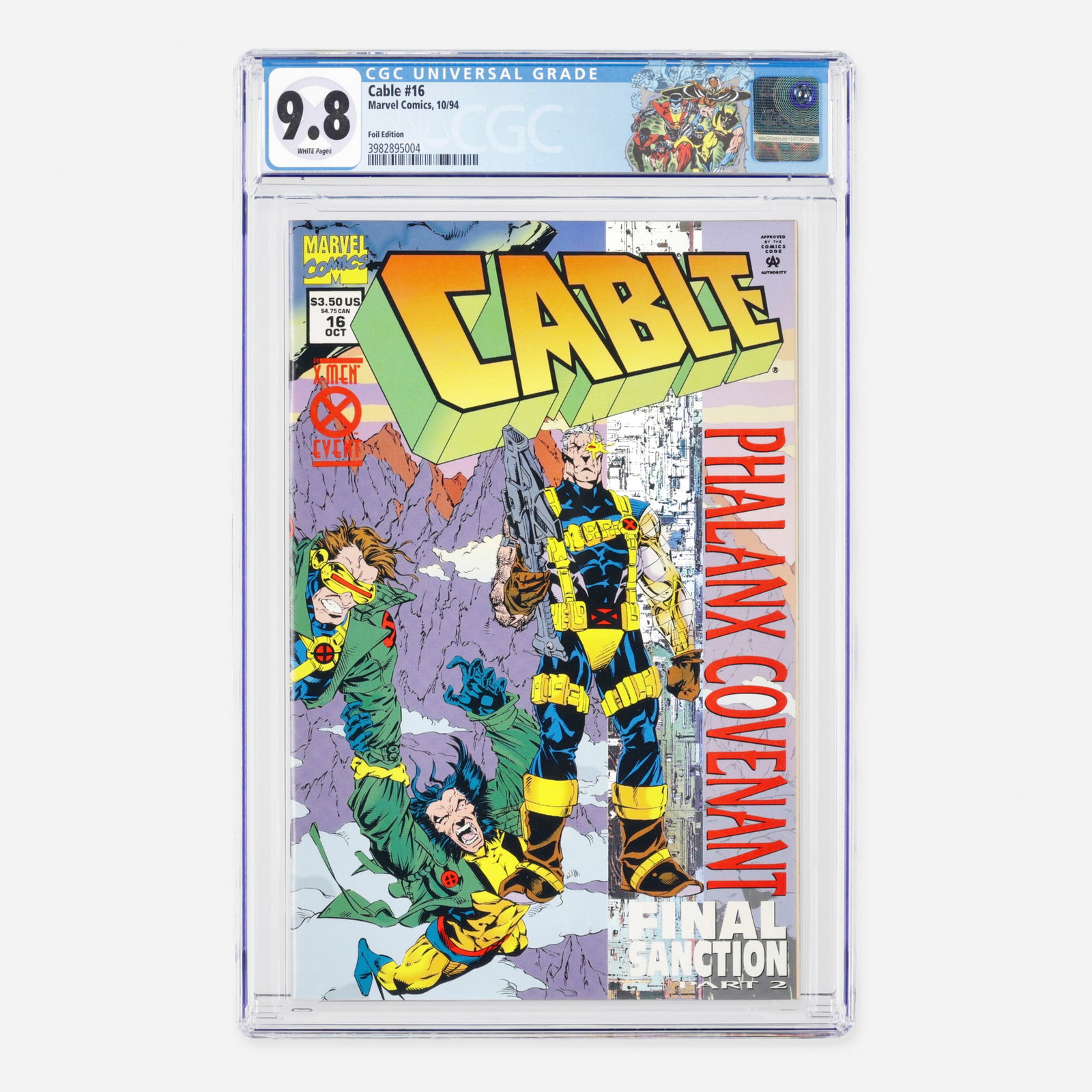 Marvel Comics Cable #16 CGC 9.8 Foil Edition (1 of 2)