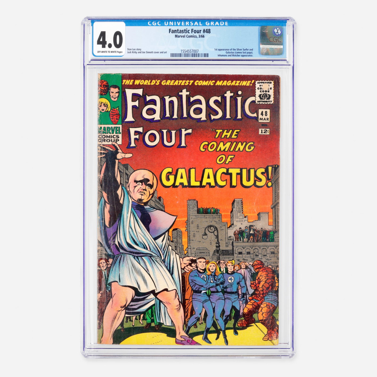 Marvel Comics Fantastic Four #48 CGC 4.0 (1 of 2)