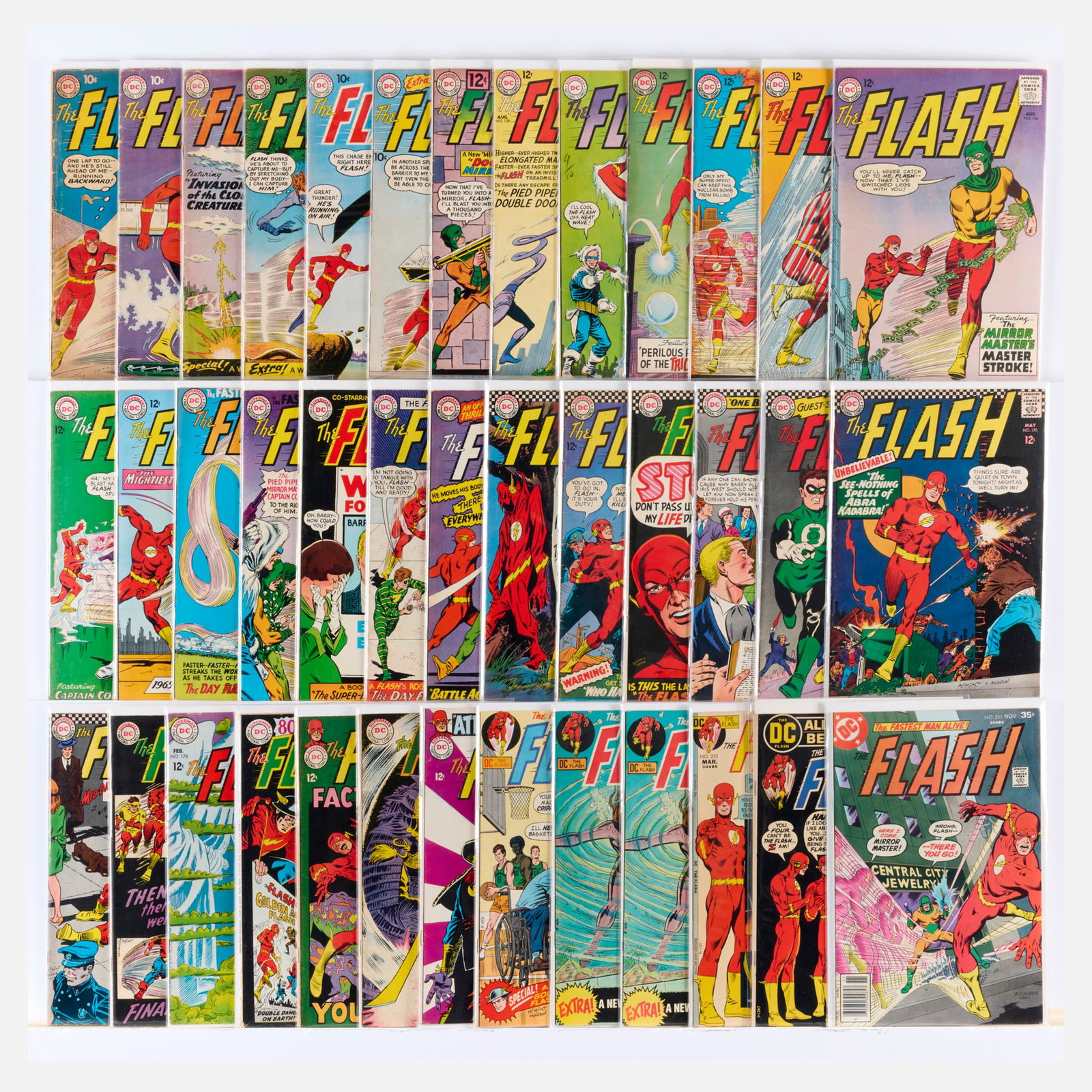 39 DC Comics Flash #107-#255 Group (1 of 1)