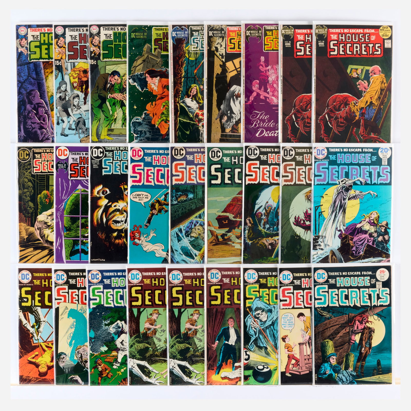 27 DC Comics House of Secrets #83-#129 Group (1 of 1)