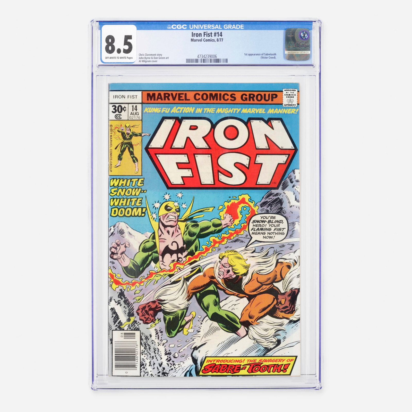 Marvel Comics Iron Fist #14 CGC 8.5 (1 of 2)