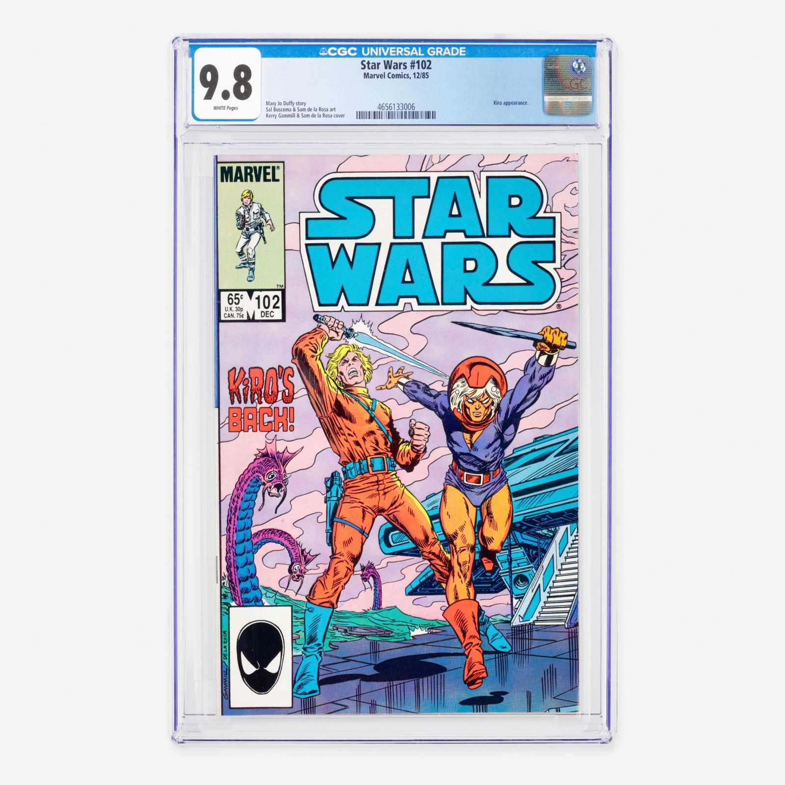 Marvel Comics Star Wars #102 CGC 9.8 (1 of 2)