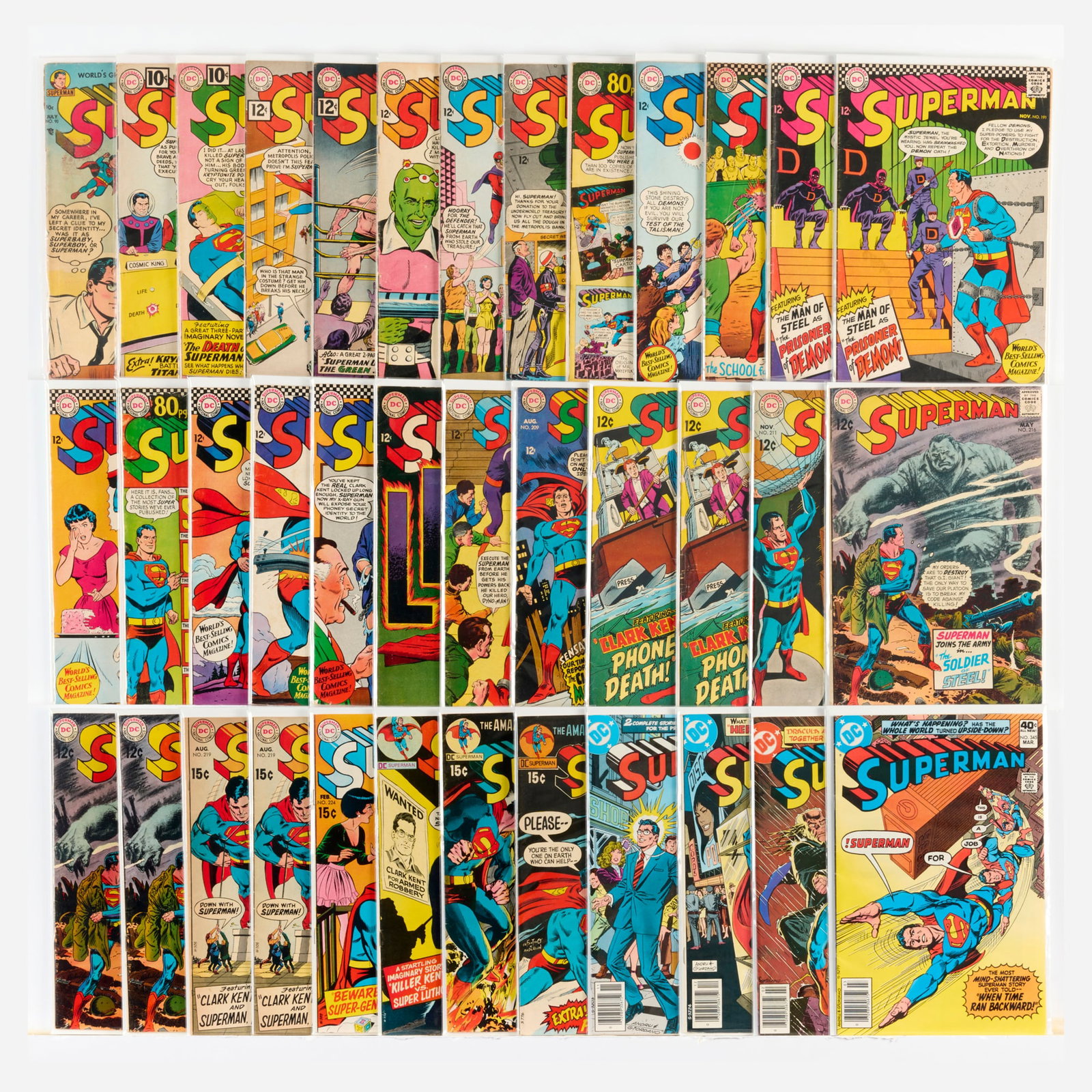 37 DC Comics Superman #90-#345 Group (1 of 1)