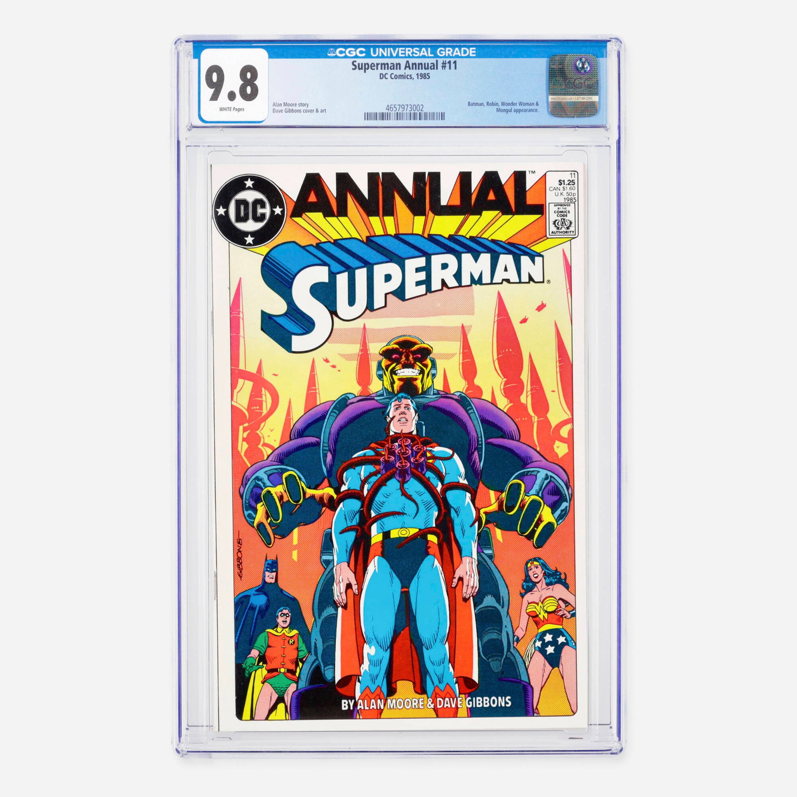 DC Comics Superman Annual #11 CGC 9.8 (1 of 2)