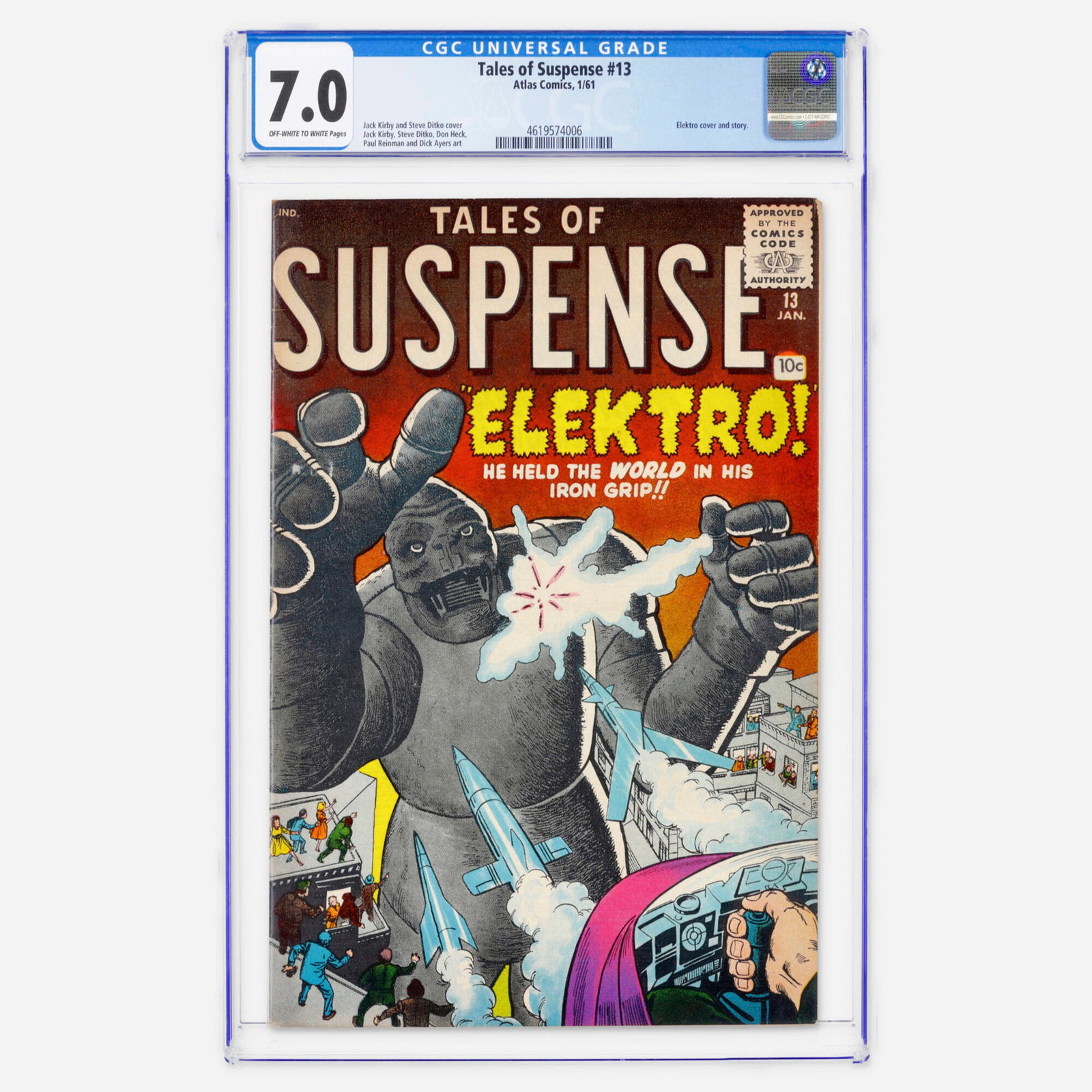 Atlas Comics Tales of Suspense #13 CGC 7.0 (1 of 2)