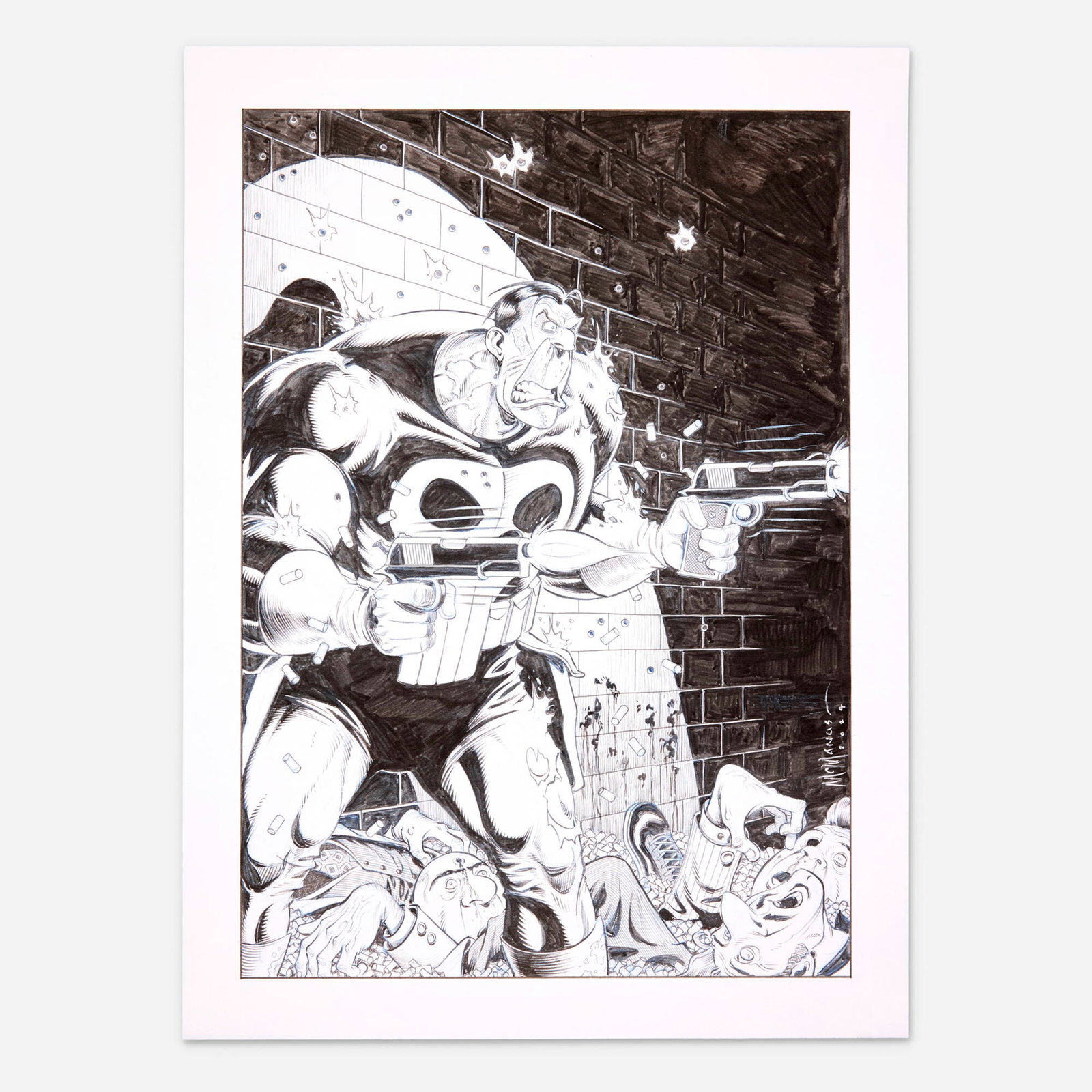 Shawn McManus, The Punisher Original Art Illustration (1 of 1)