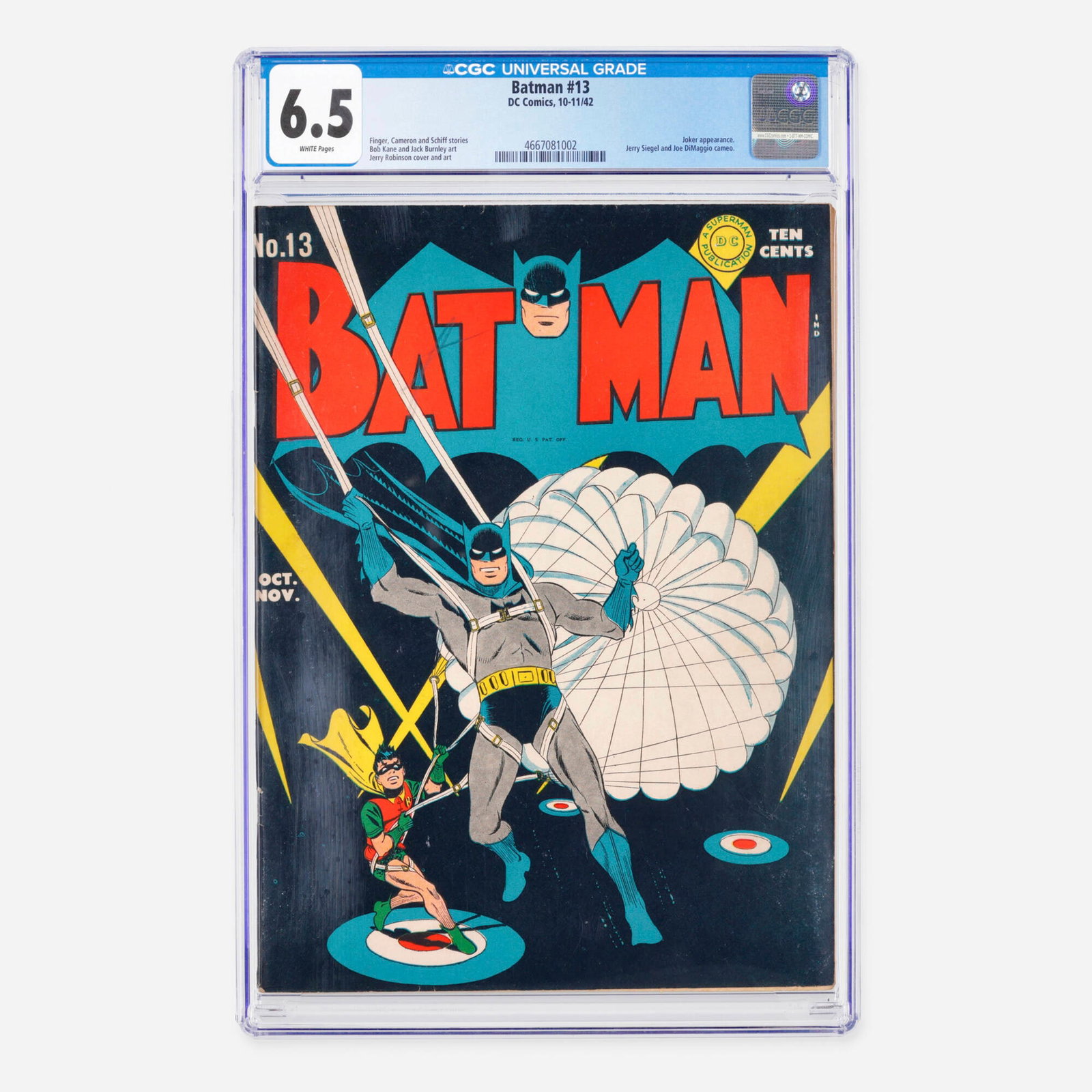 DC Comics Batman #13 CGC 6.5 (1 of 2)