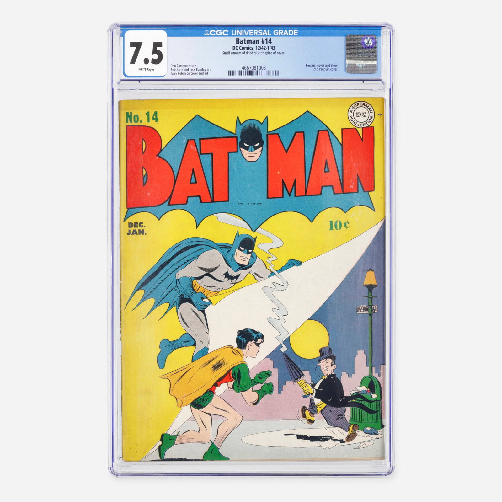 DC Comics Batman #14 CGC 7.5 (1 of 2)