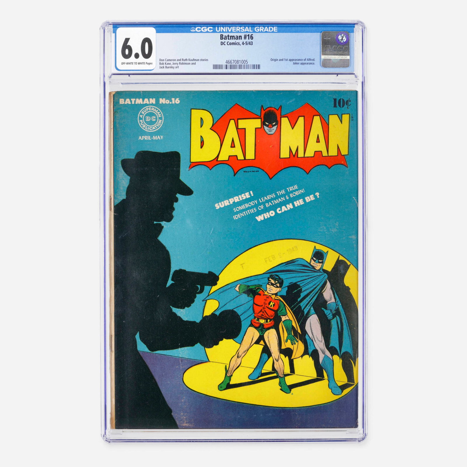 DC Comics Batman #16 CGC 6.0 (1 of 2)
