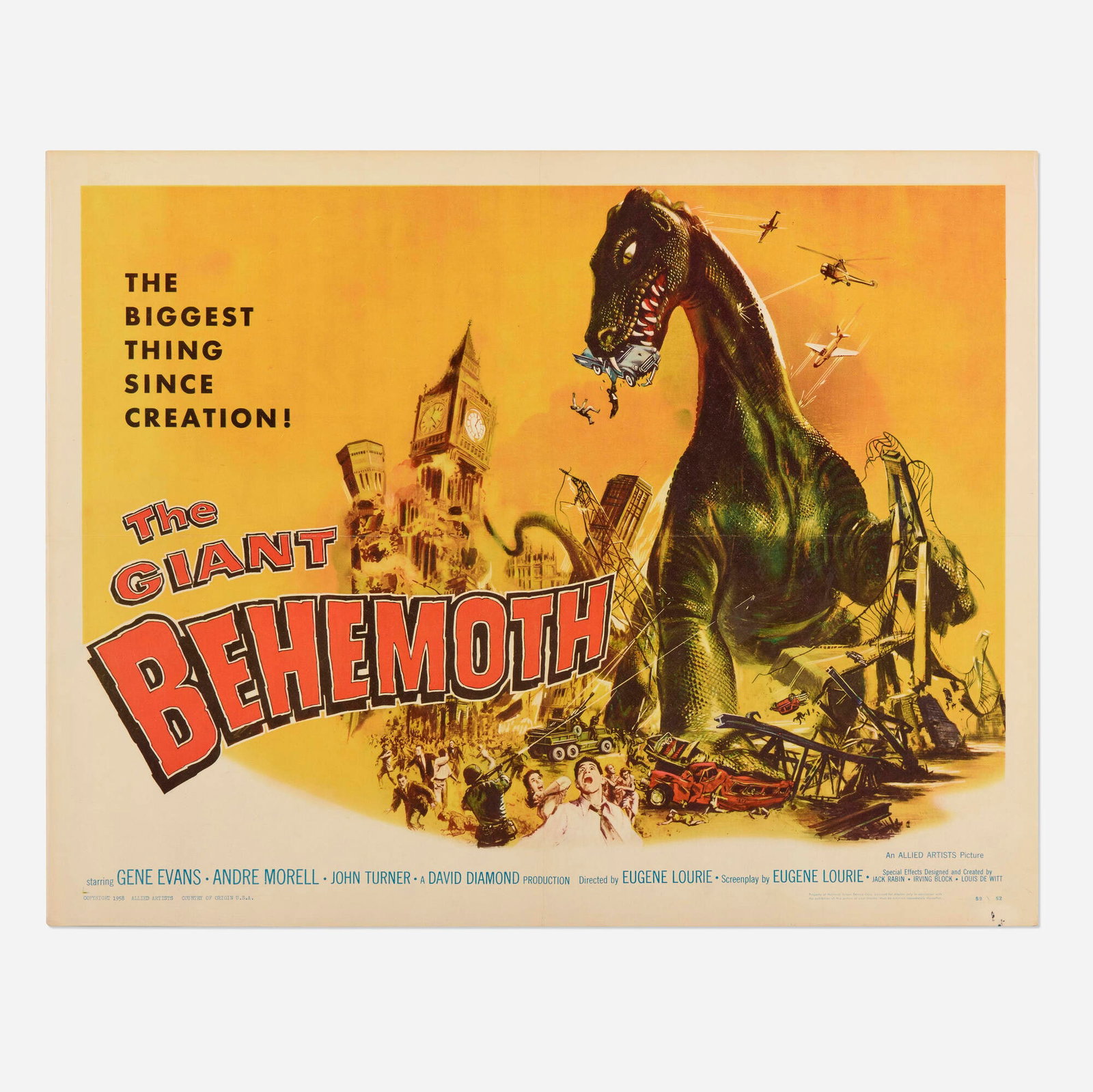 The Giant Behemoth (Allied Artists, 1959) (1 of 2)