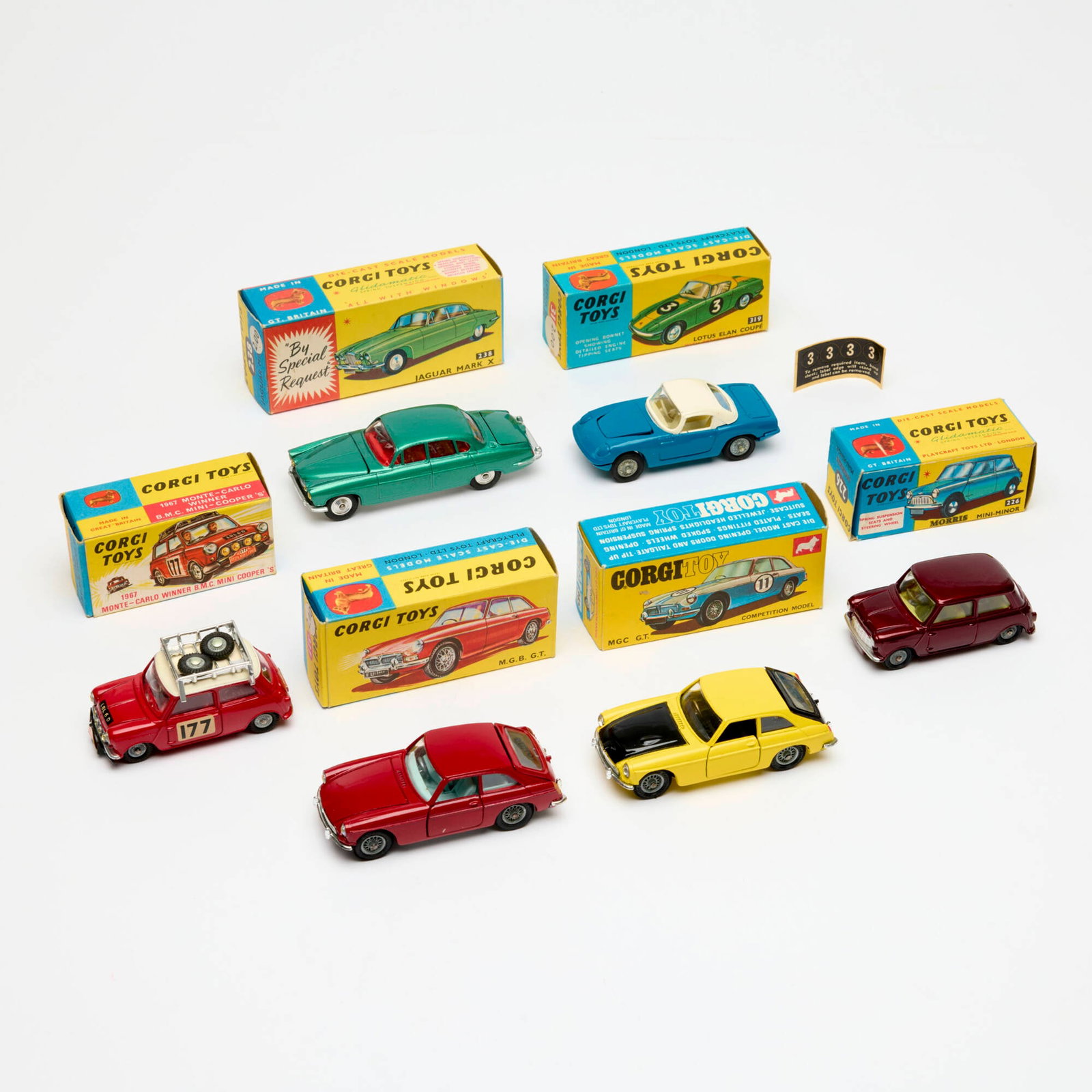 6PC Corgi Toys Diecast British Car Group Unused (1 of 2)