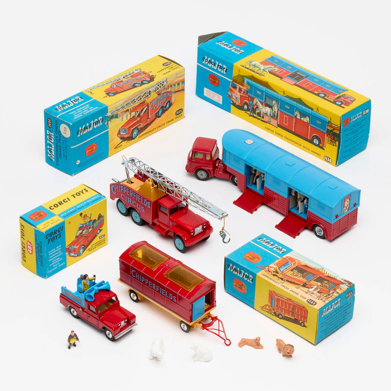 4PC Corgi Toys Chipperfield's Circus Diecast Group Unused (1 of 2)
