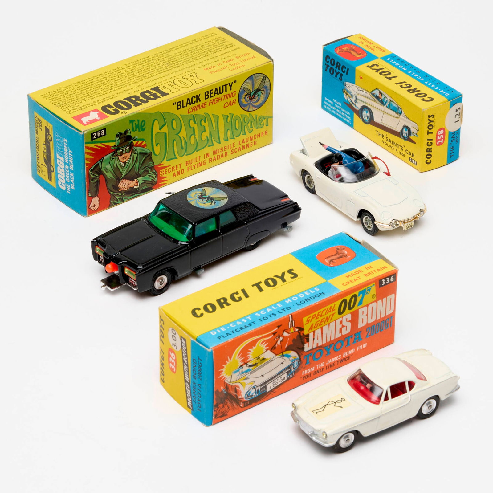 3PC Corgi Toys Diecast Pop Culture Car Group Boxed (1 of 4)