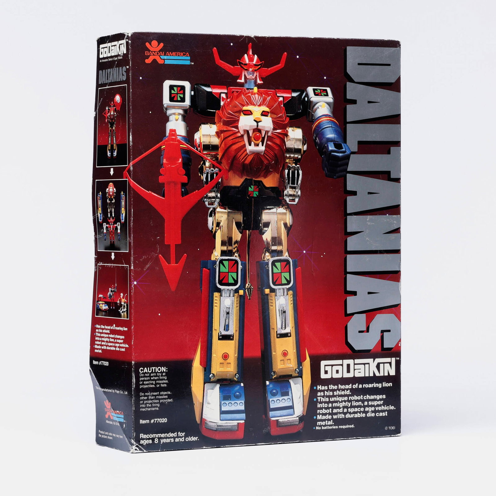 1982 Bandai GoDaikin Daltanias Diecast Robot Factory Unused (1 of 3)