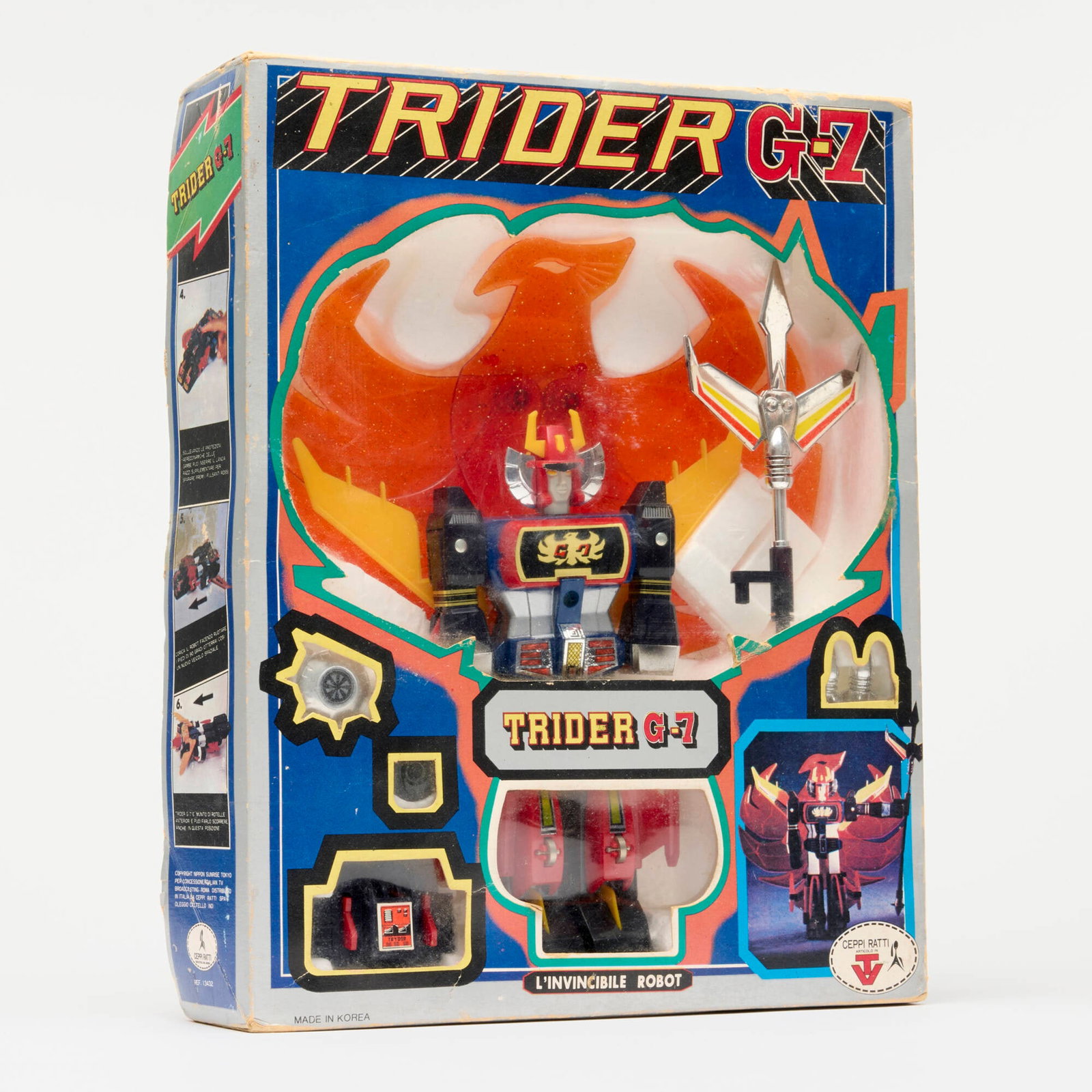 Italian Cappi Ratti Trider G-7 The Invincible Robot Boxed (1 of 2)