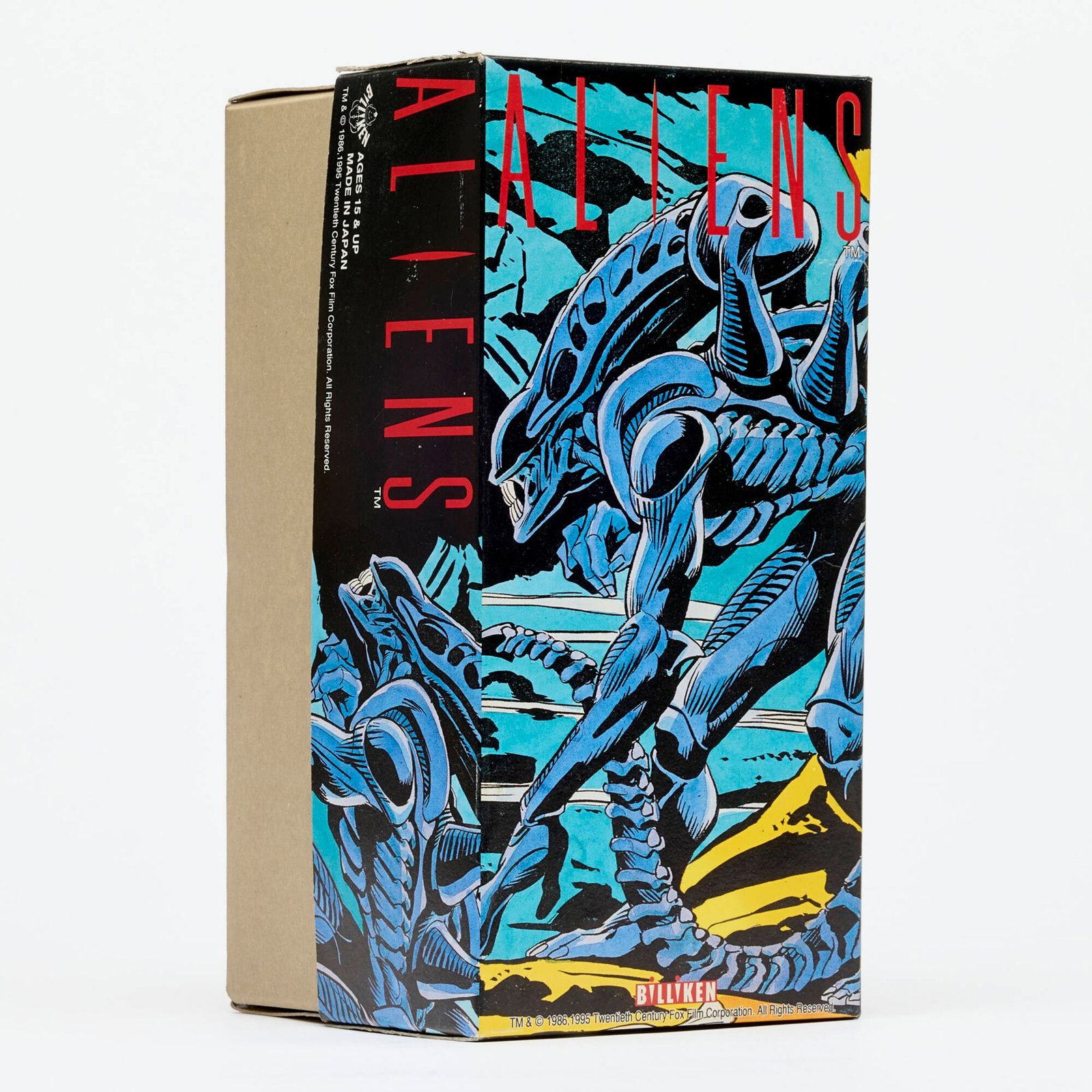 1995 Billiken Aliens Alien TR-144 Tin Wind-Up Boxed: 1995 Billiken Aliens Alien TR-144 Tin Wind-Up Boxed Japan, 1995 10 h x 4.75 w x 5.25 d in (25 x 12 x 13 cm) Condition Notes: Figure in original box. Alien figure has light scuffing and scratching to b