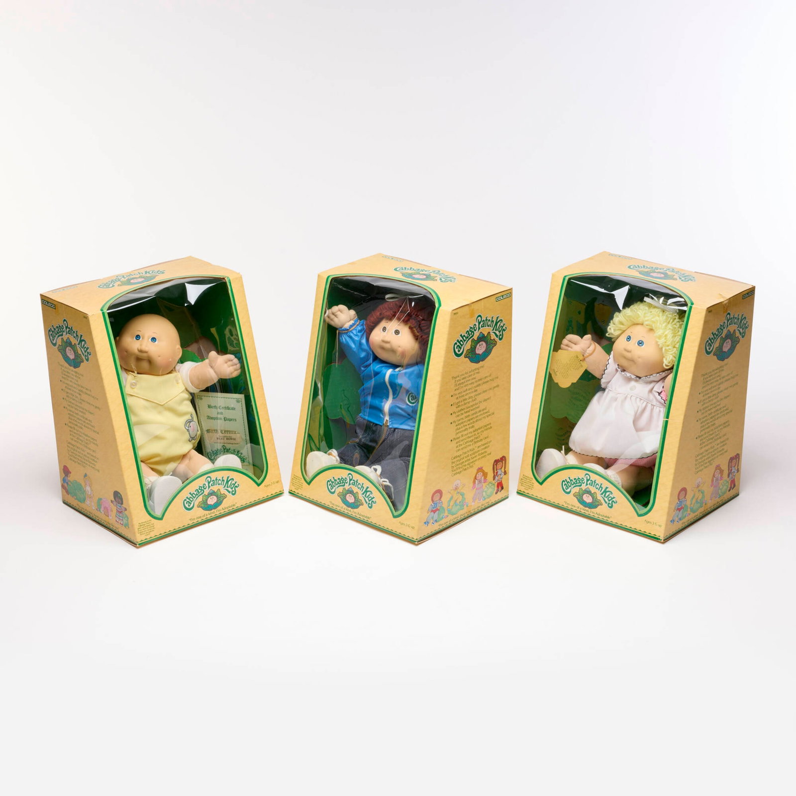 3PC 1983 Coleco Cabbage Patch Kids Factory Sealed with Shipper Box Group (1 of 4)