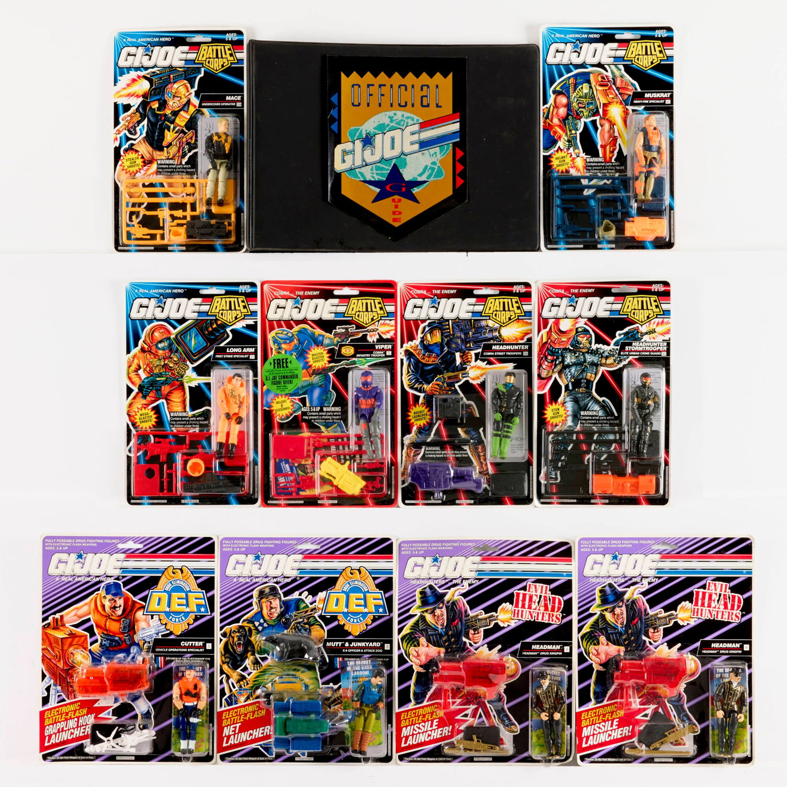 11PC 1991-1992 Hasbro G.I. Joe Group Factory Sealed (1 of 2)