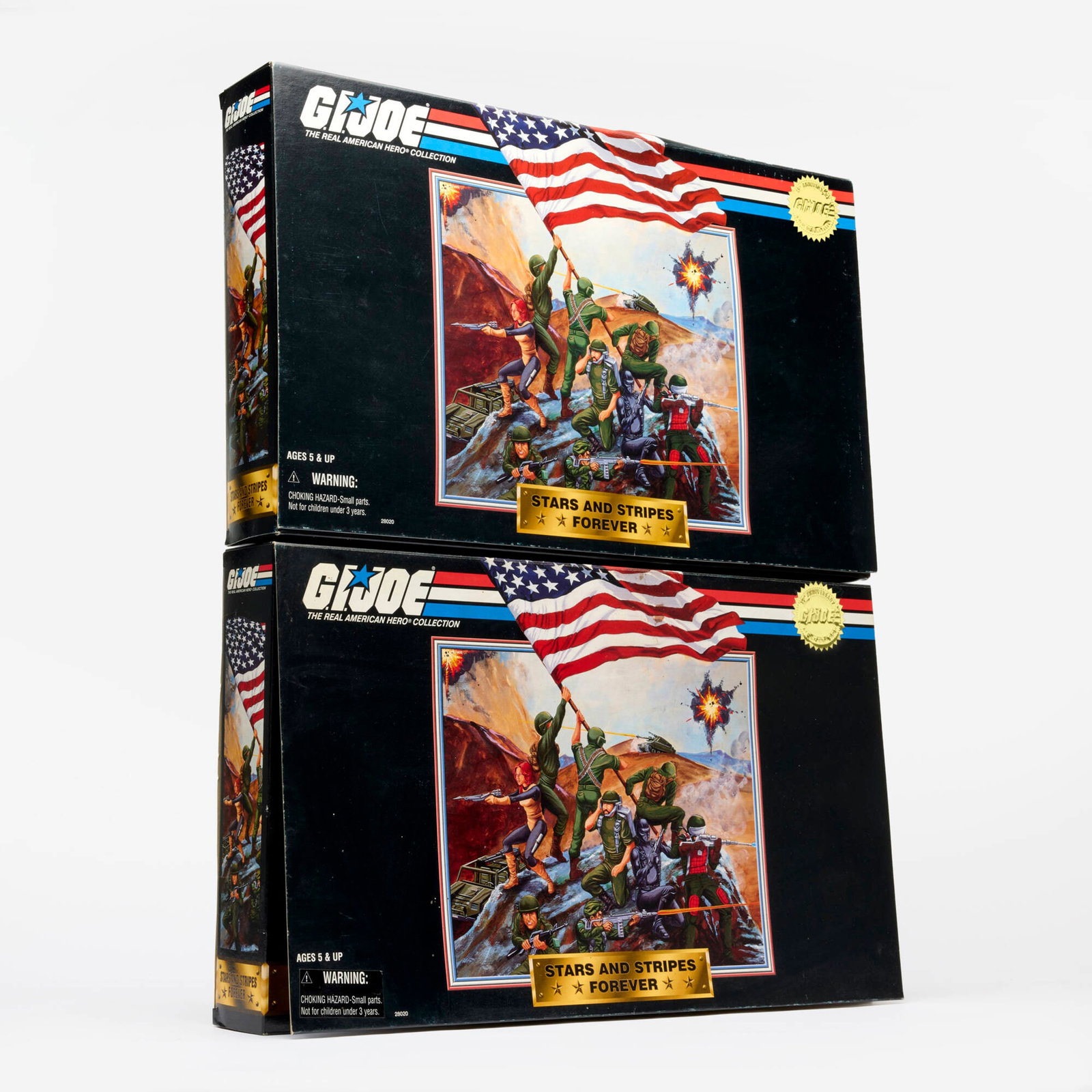 2PC 1997 Kenner G.I. Joe Stars and Stripes Forever Set Group Factory Sealed (1 of 3)