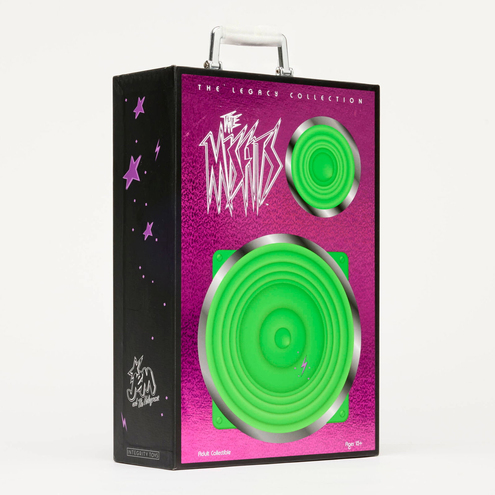 Integrity Toys JEM and the Holograms The Misfits Stormer Mary Philips The Bands Break Up Legacy: 2015 Integrity Toys JEM and the Holograms The Misfits Stormer Mary Philips The Bands Break Up Legacy Collection Factory Unused USA, 2015 15 h x 10.25 w x 4.25 d in (38 x 26 x 11 cm) Condition Notes: B