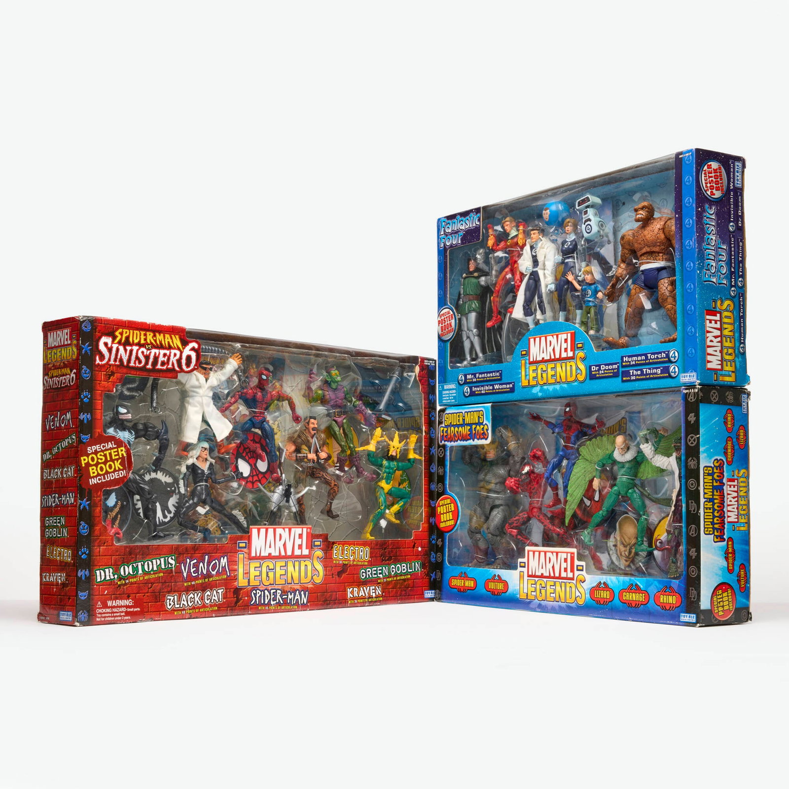 3 2004-2005 Toy Biz Marvel Legends Multi-Pack Group Factory Sealed (1 of 2)