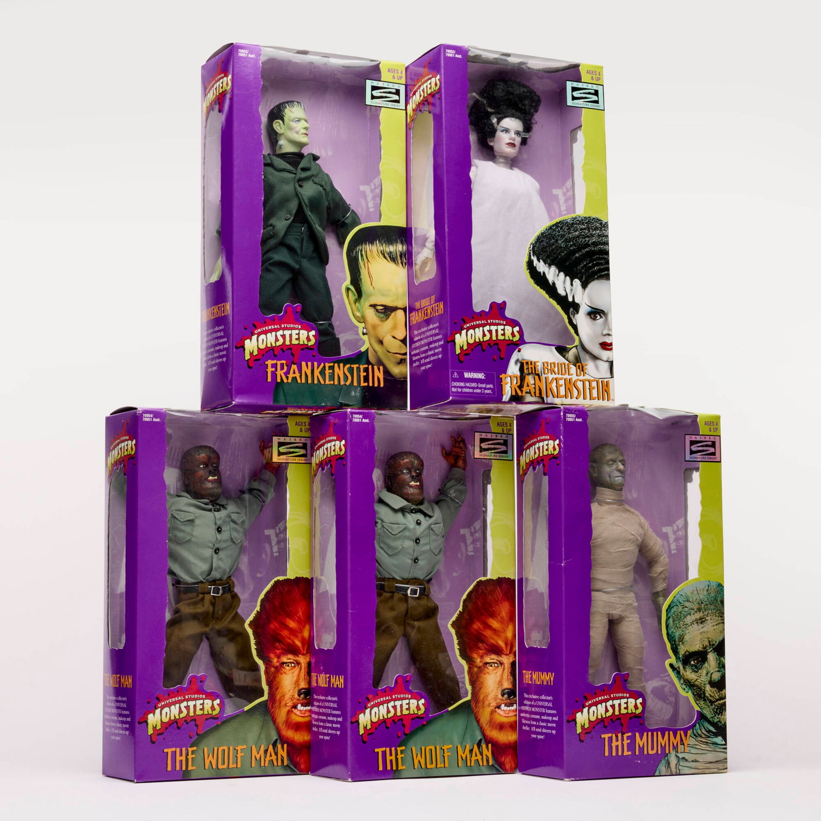 5PC 1998 Kenner Universal Studios Monsters Group Factory Sealed (1 of 2)