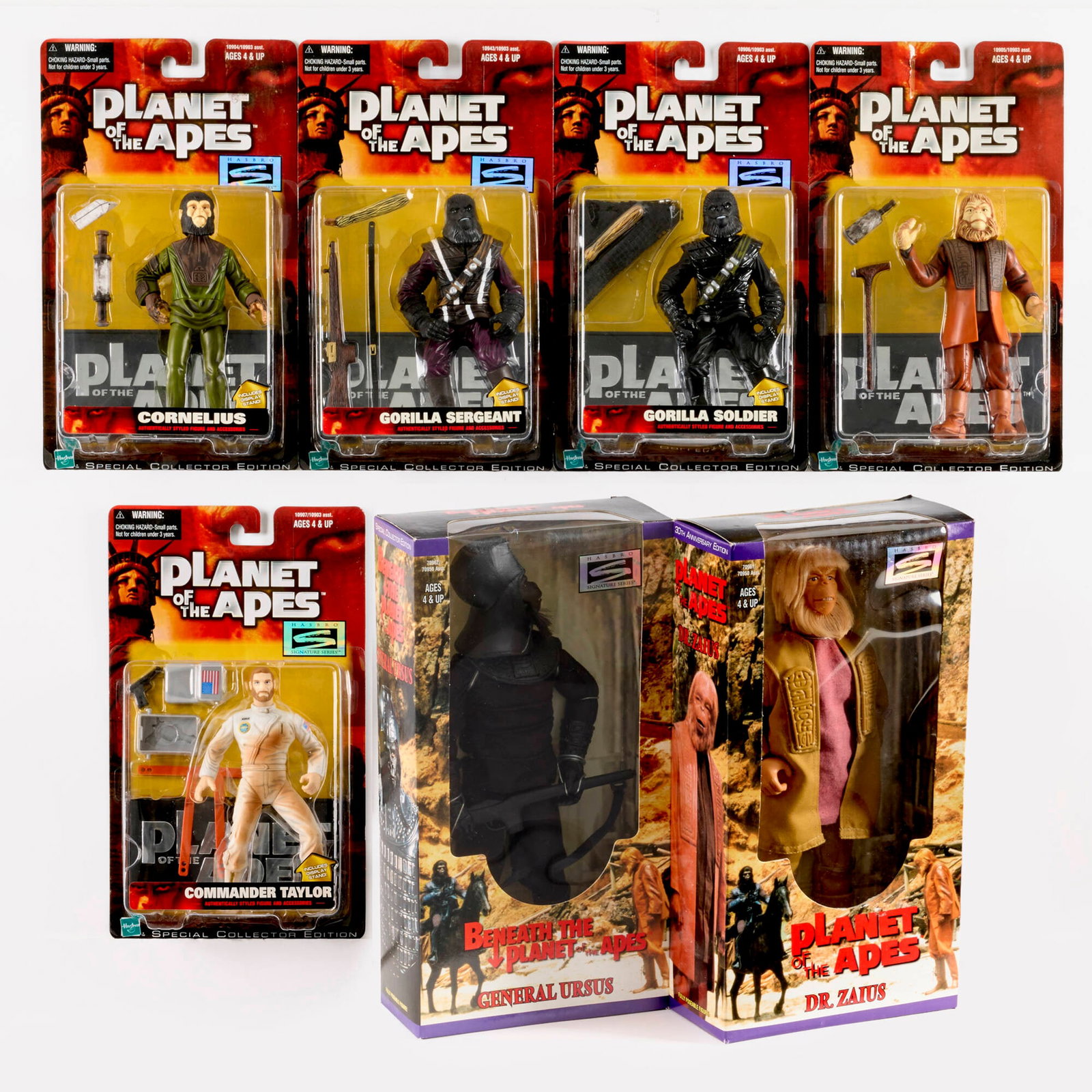 Kenner and Hasbro Planet of the Apes 12 inch and Hasbro Standard Tag (1 of 2)
