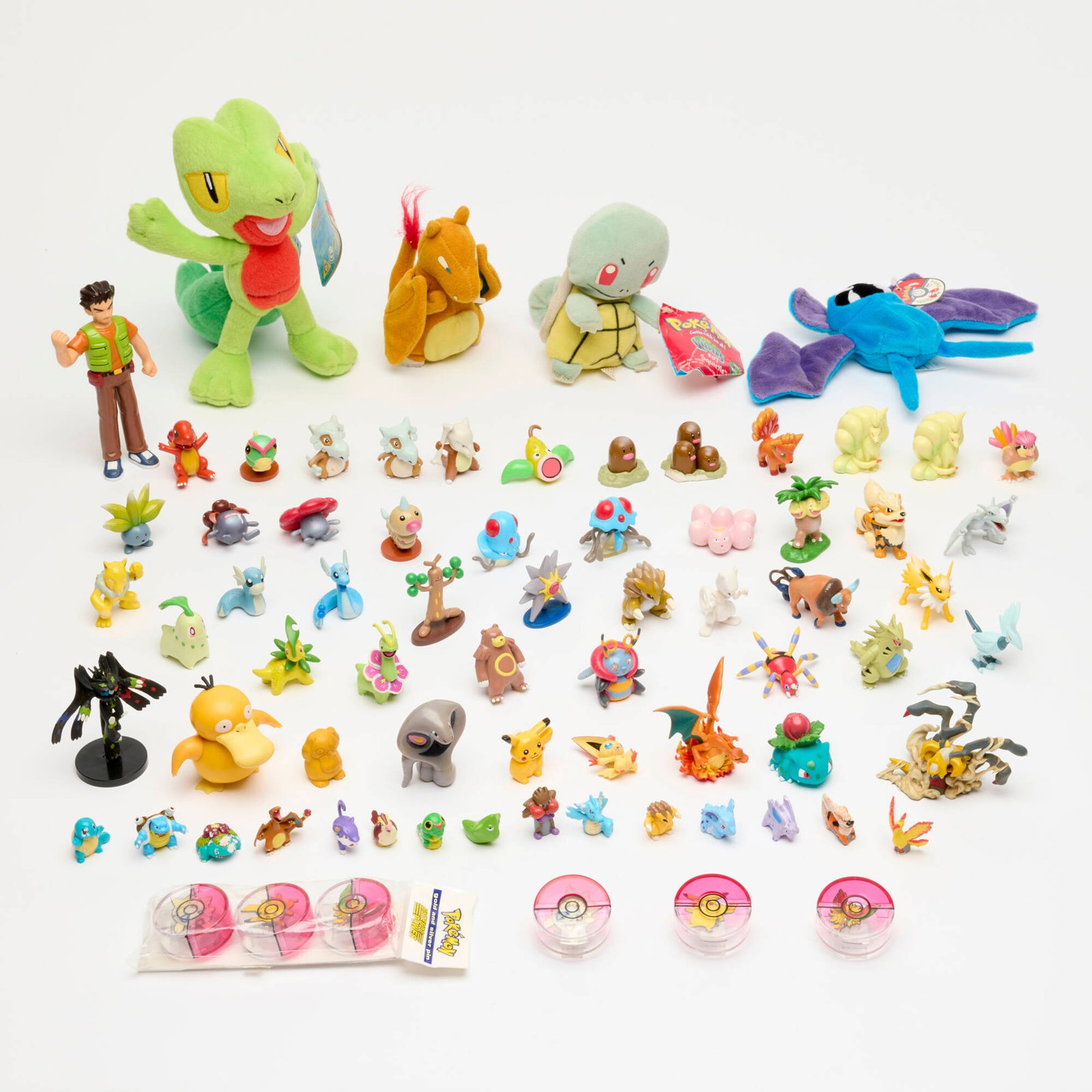 72 Mixed Pokemon Related Figures and Plush Group (1 of 2)