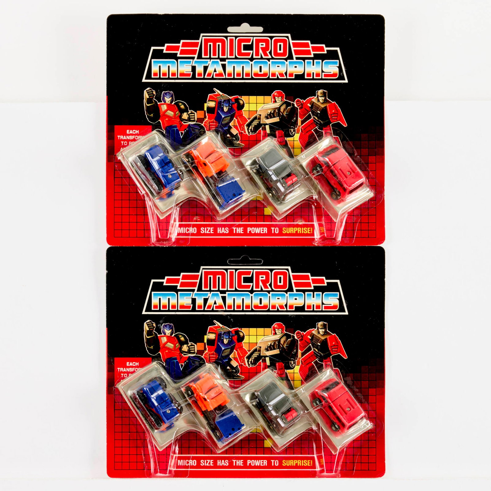 2PC Wise Trading Company Taiwan Micro Metamorphs Bootleg Group Factory Sealed (1 of 2)
