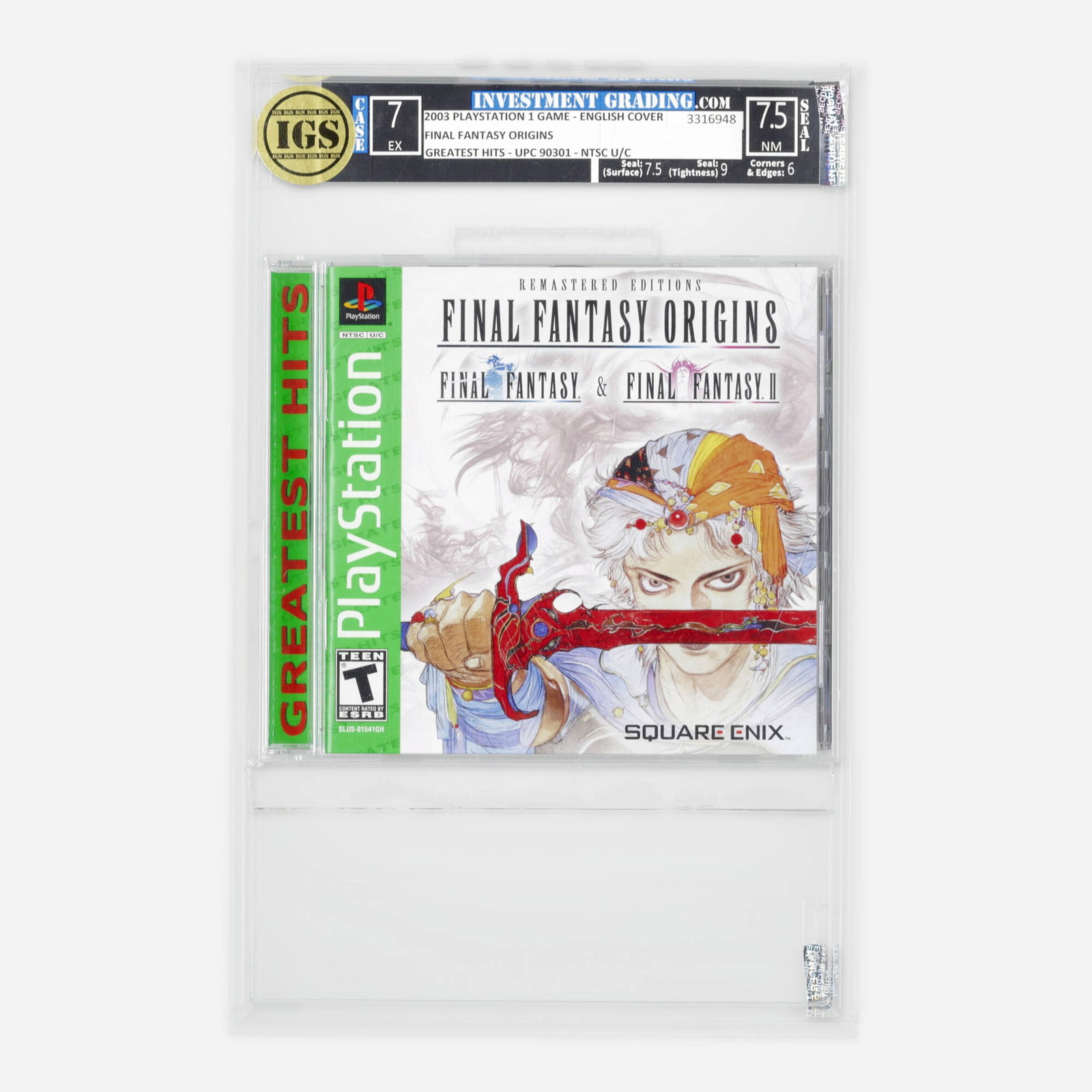 2003 Sony PlayStation 1 Final Fantasy Origins IGS 7/7.5 (1 of 2)